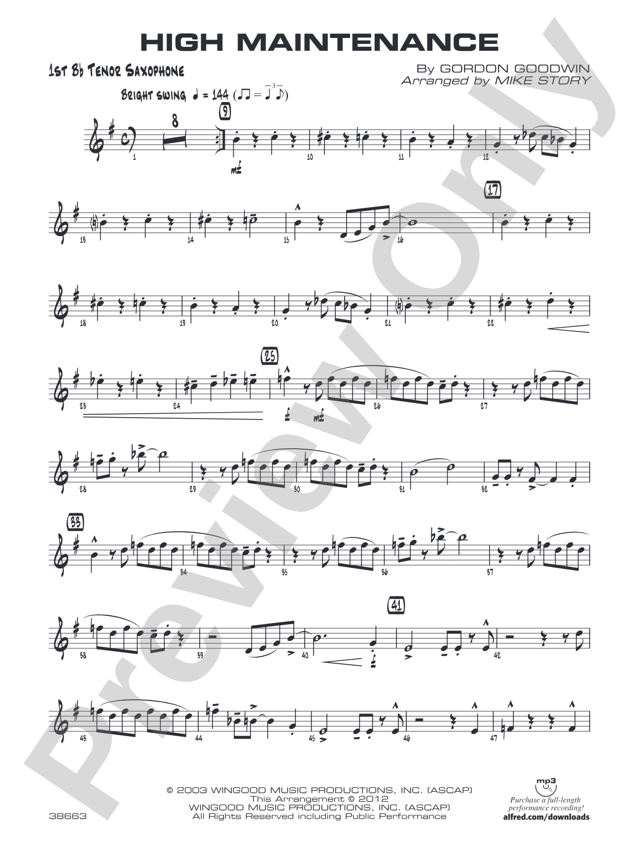 High Maintenance: B-flat Tenor Saxophone