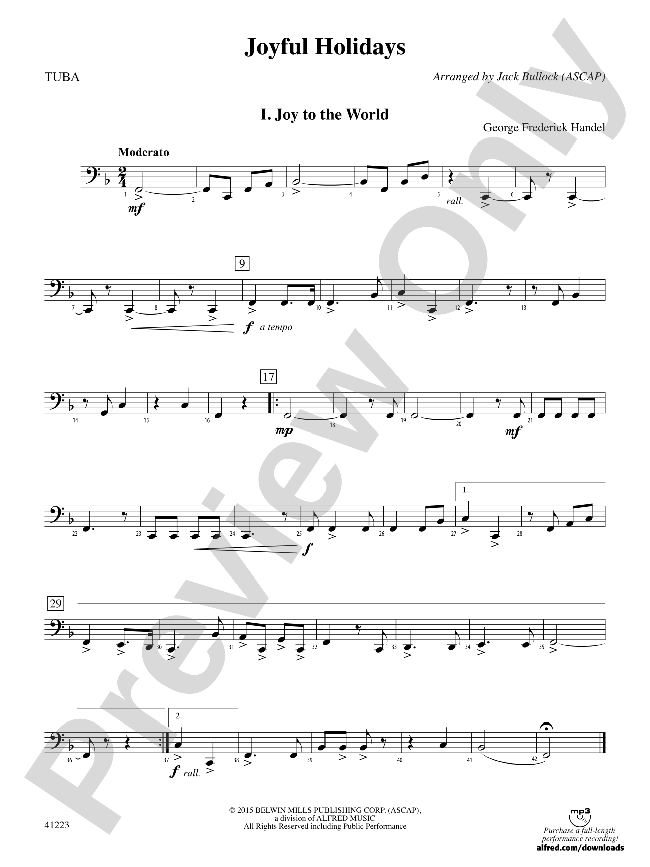 Joyful Holidays: Tuba