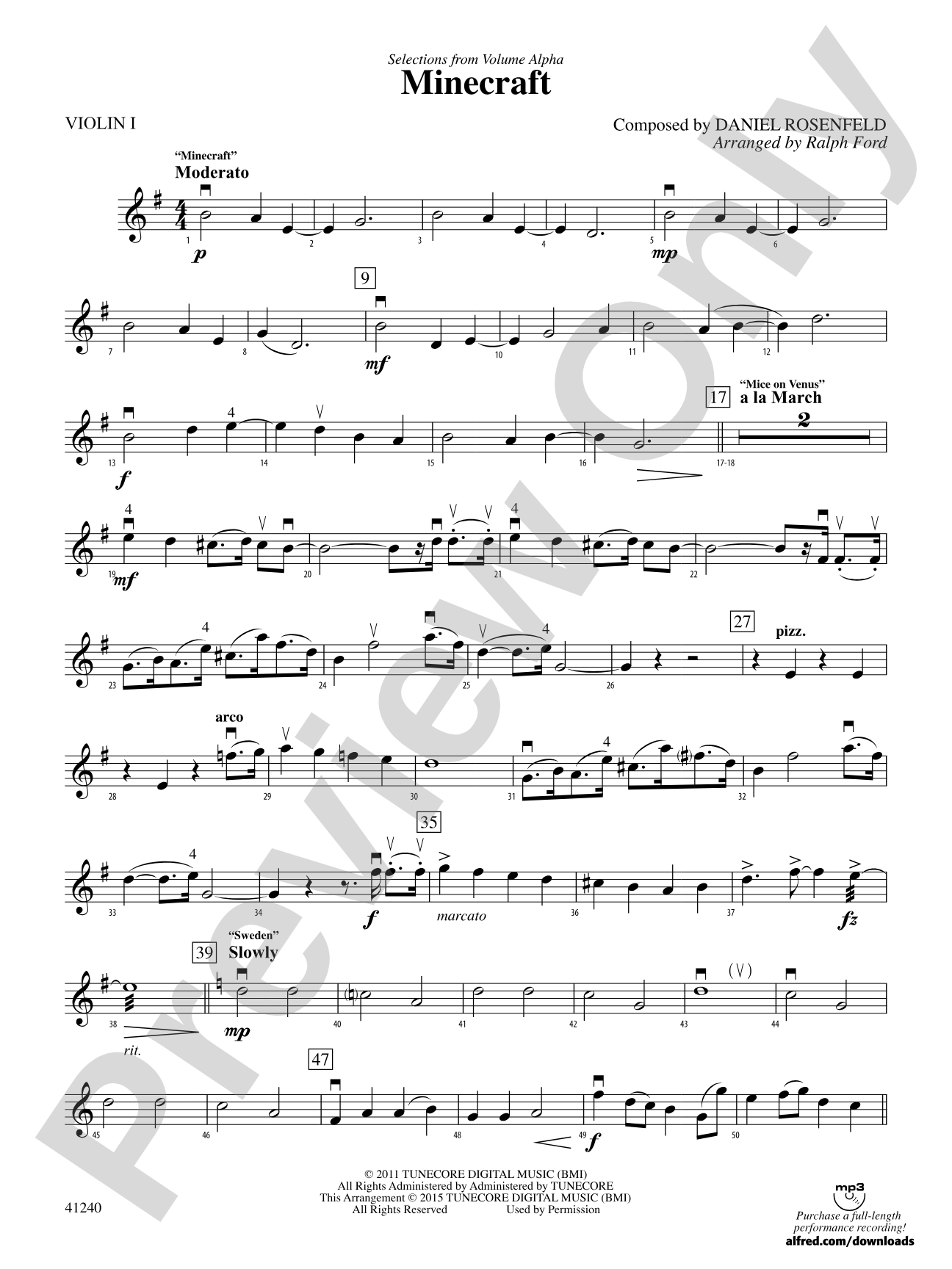 Minecraft: 1st Violin