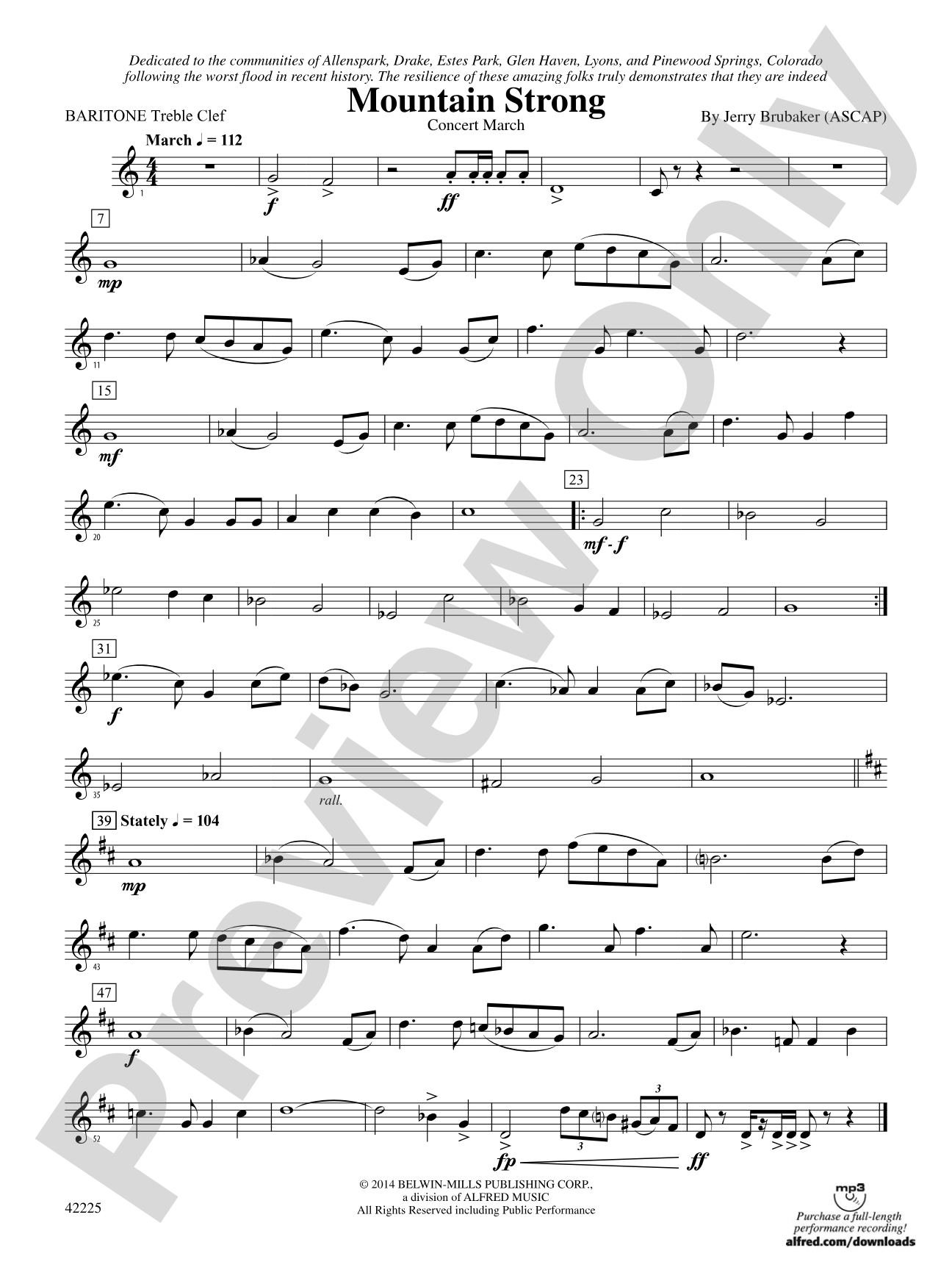 Mountain Strong: Baritone T.C.