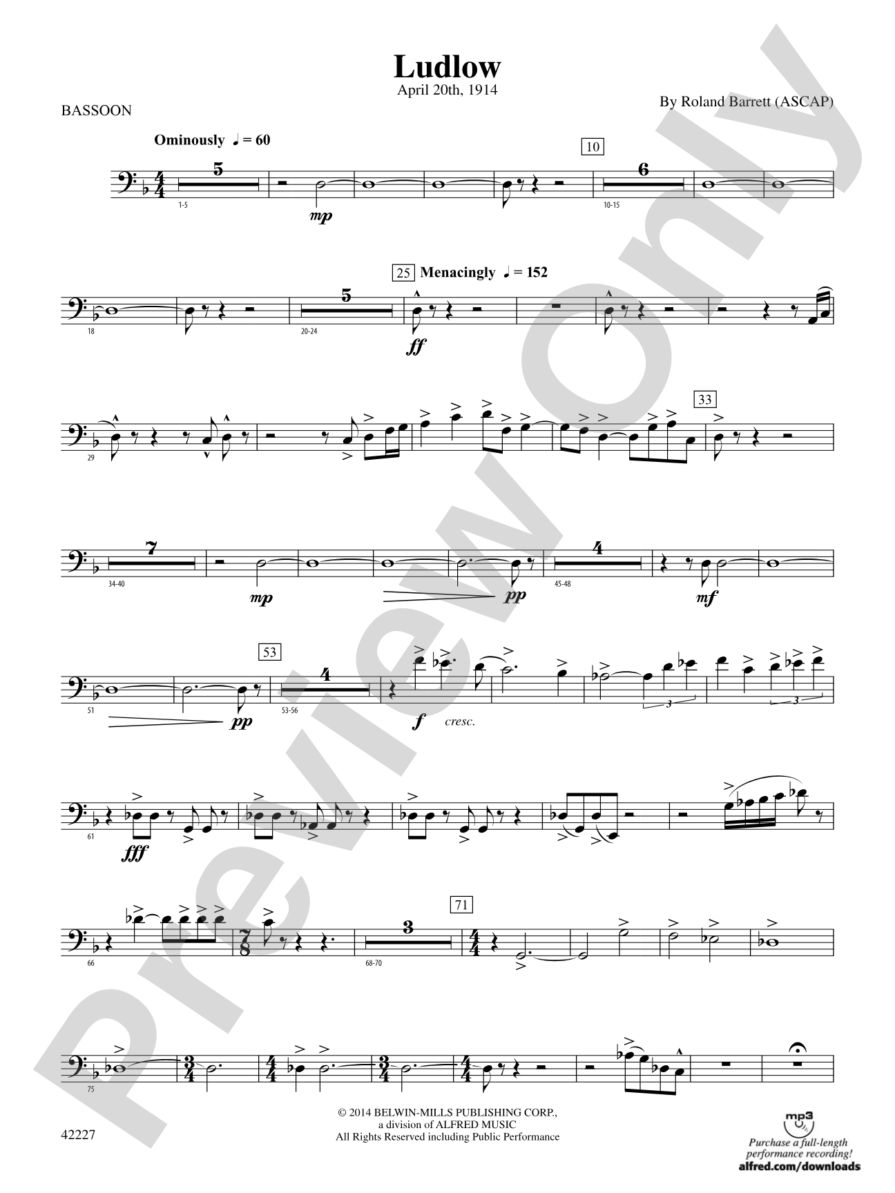 Ludlow: Bassoon