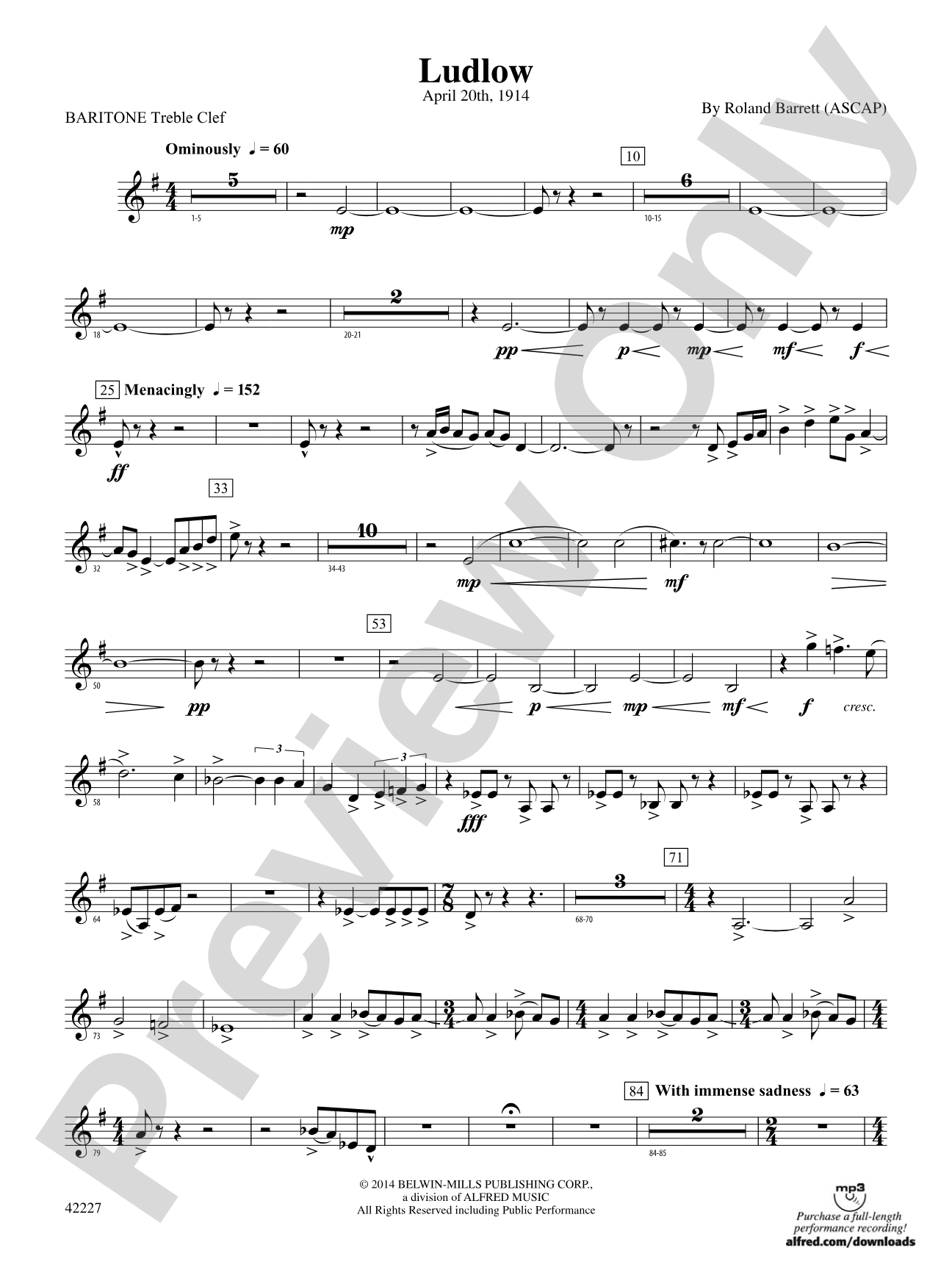 Ludlow: Baritone T.C.
