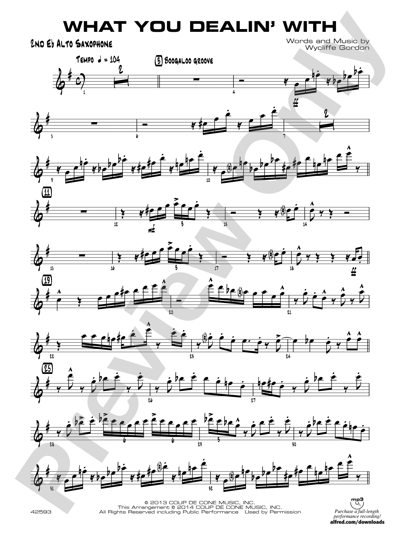 What You Dealin' With: 2nd E-flat Alto Saxophone