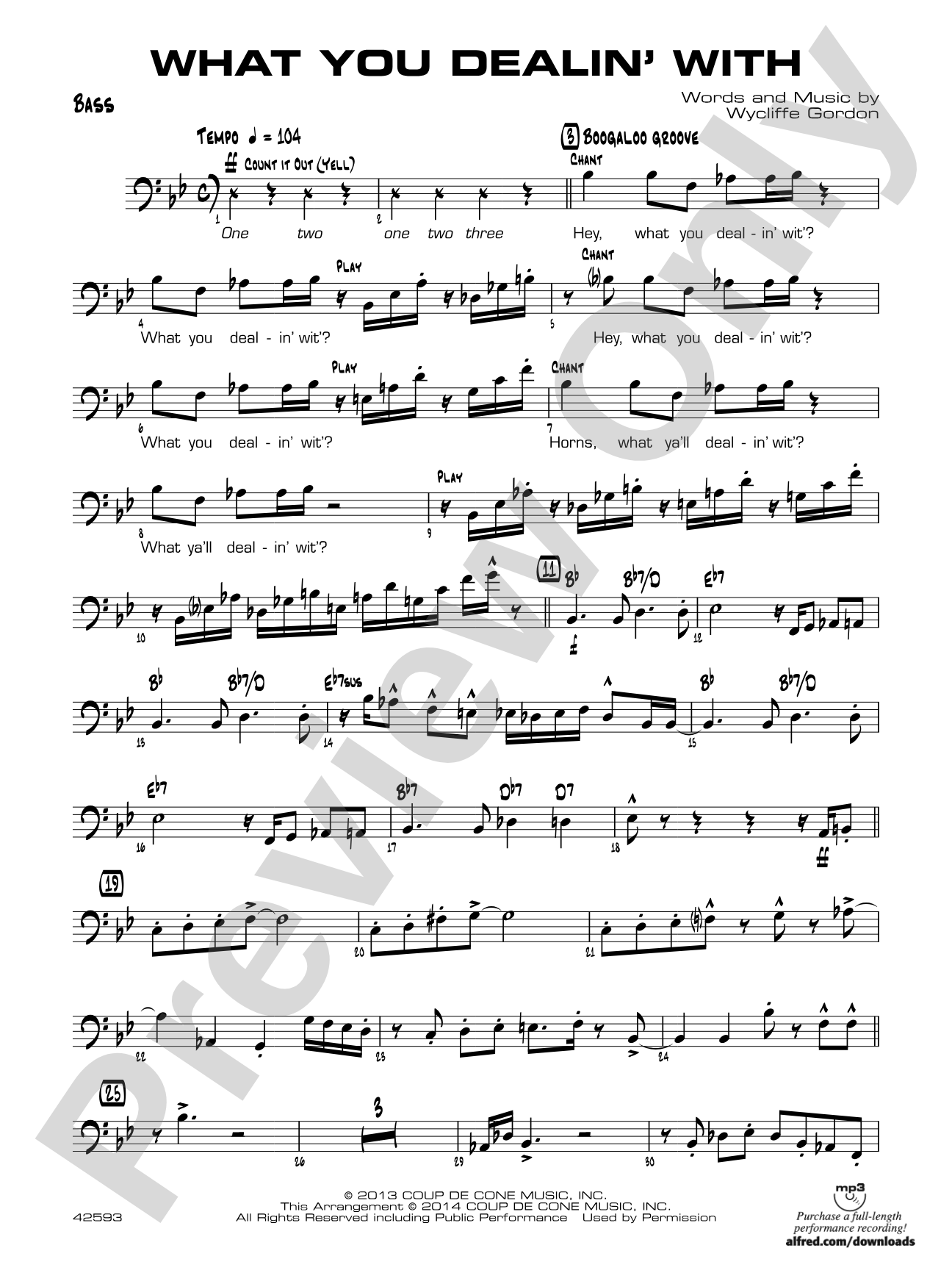 What You Dealin' With: String Bass