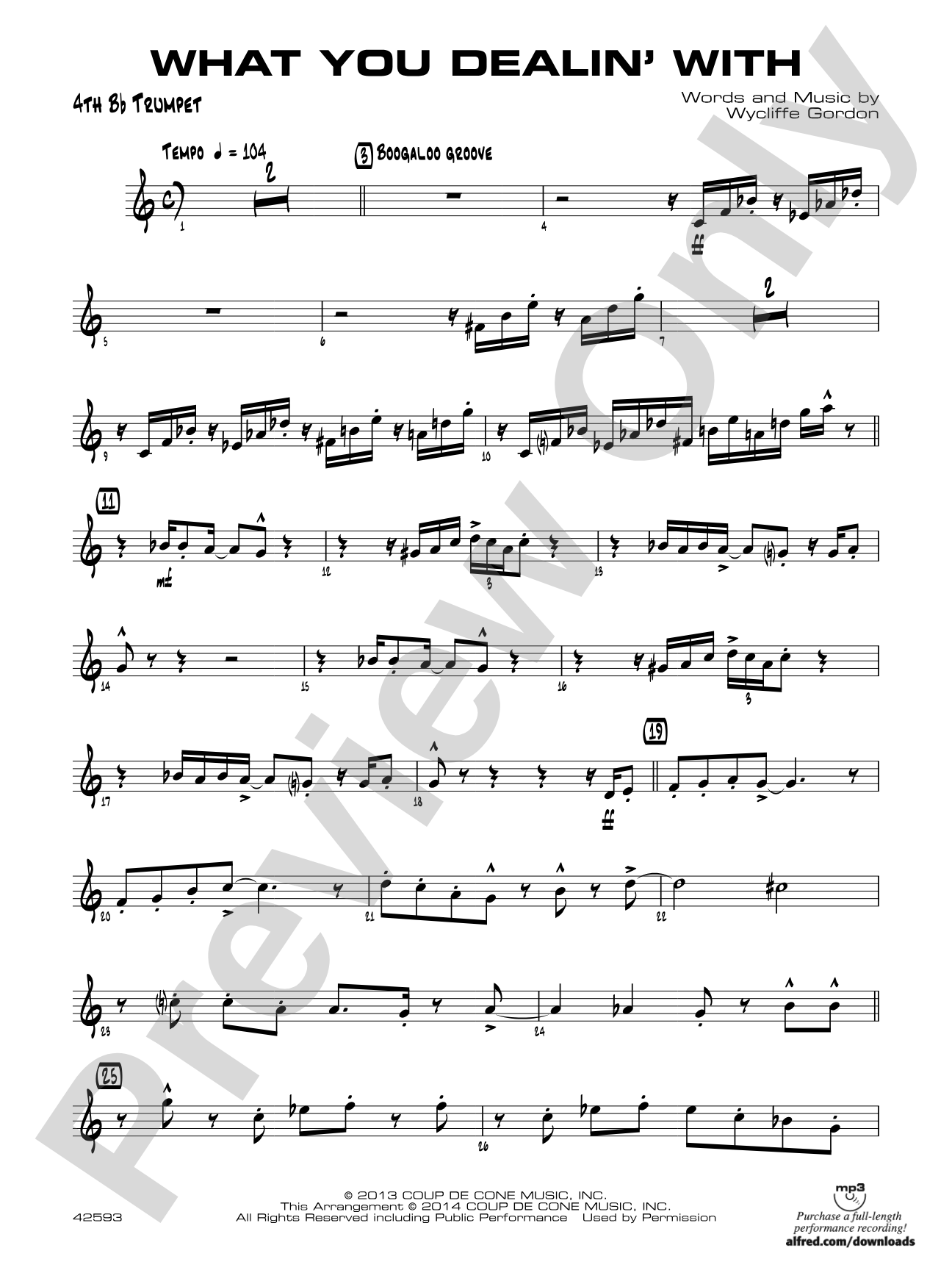 What You Dealin' With: 4th B-flat Trumpet