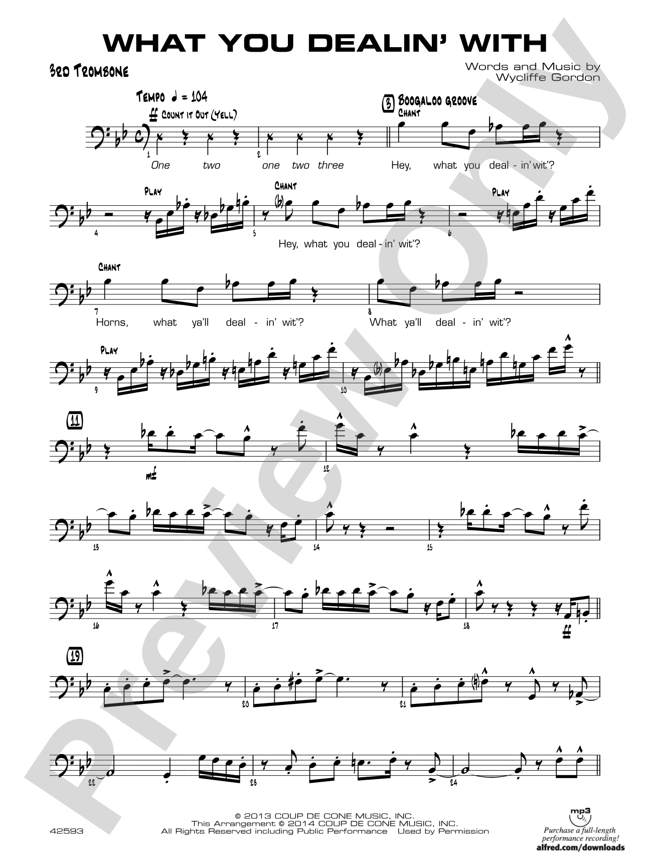 What You Dealin' With: 3rd Trombone