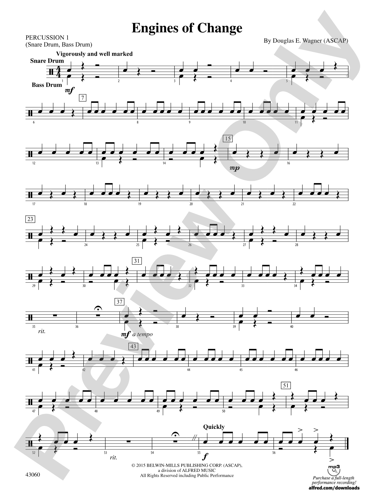 Engines of Change: 1st Percussion