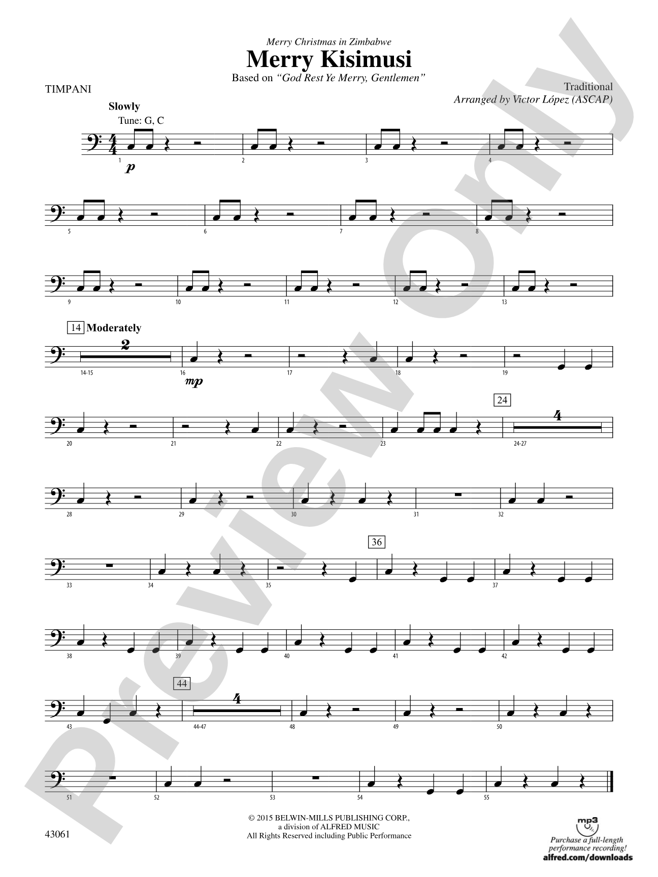 Merry Kisimusi: Timpani