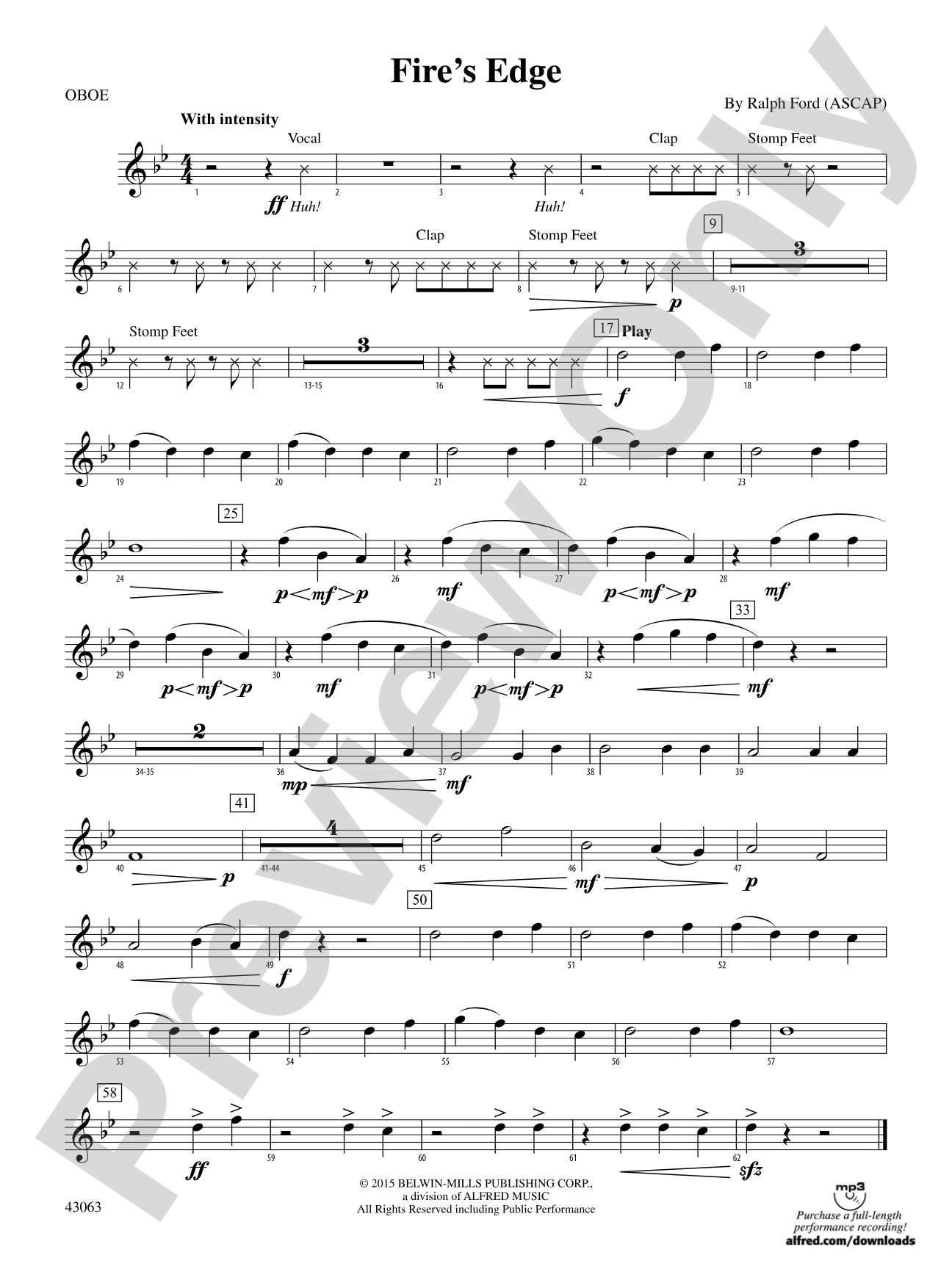 Fire's Edge: Oboe