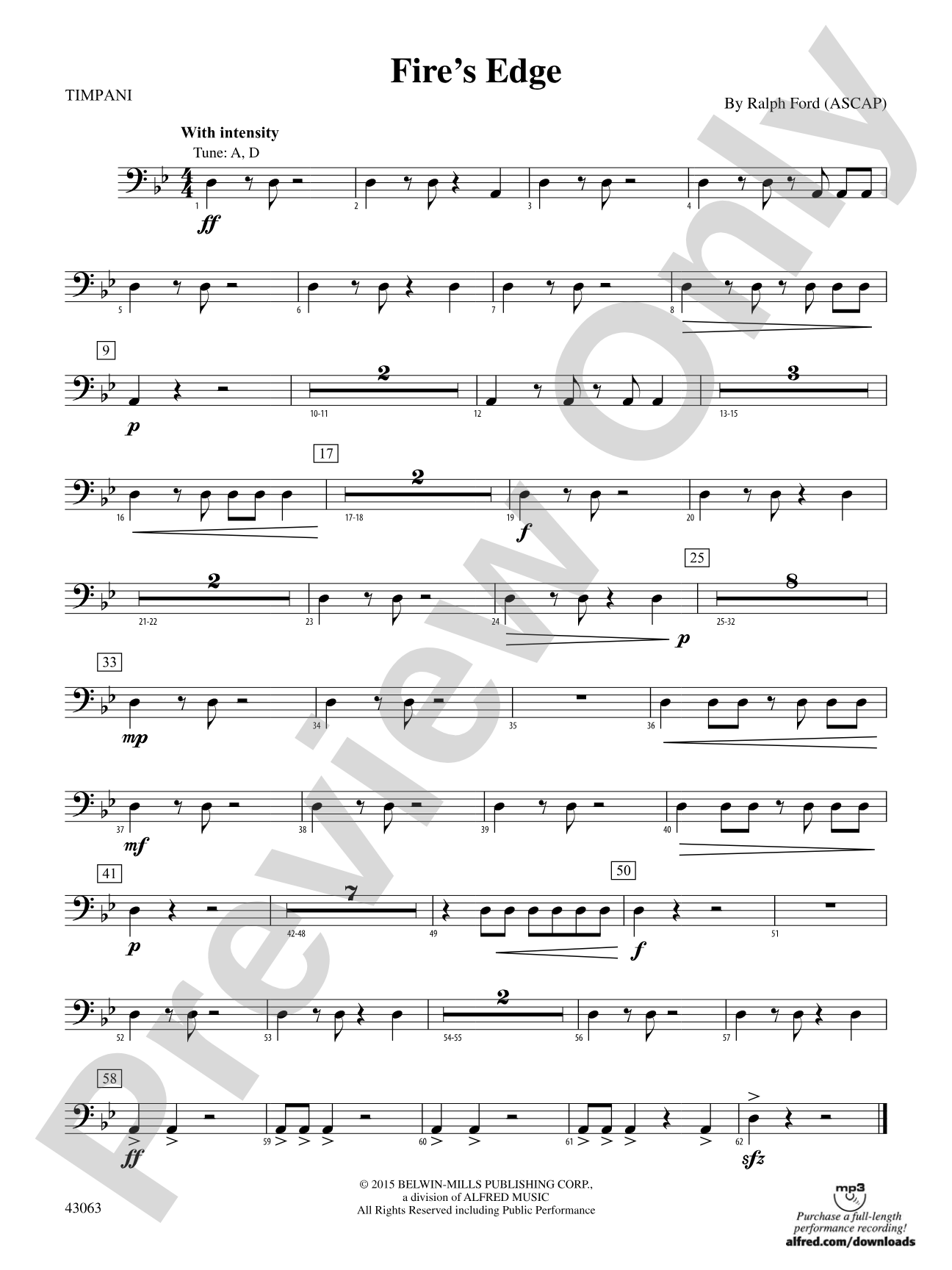 Fire's Edge: Timpani