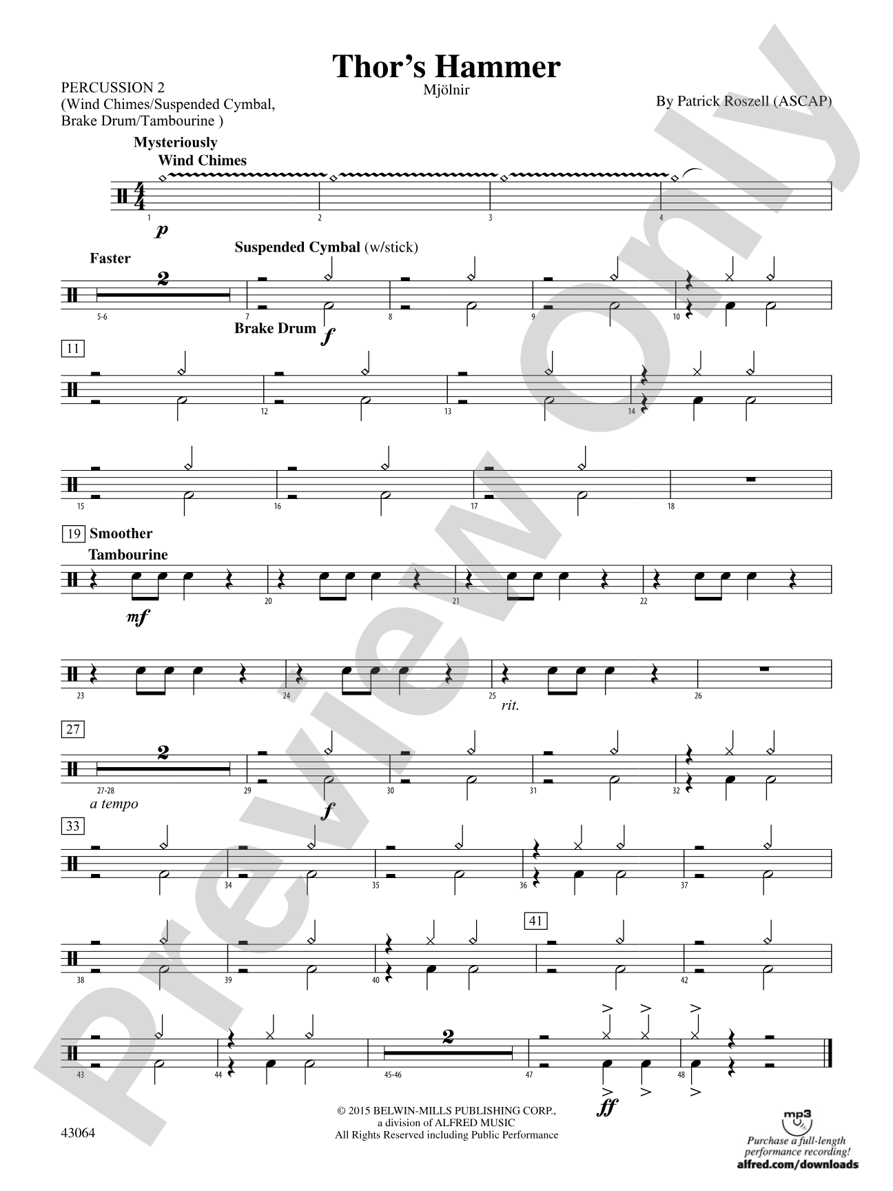 Thor's Hammer: 2nd Percussion