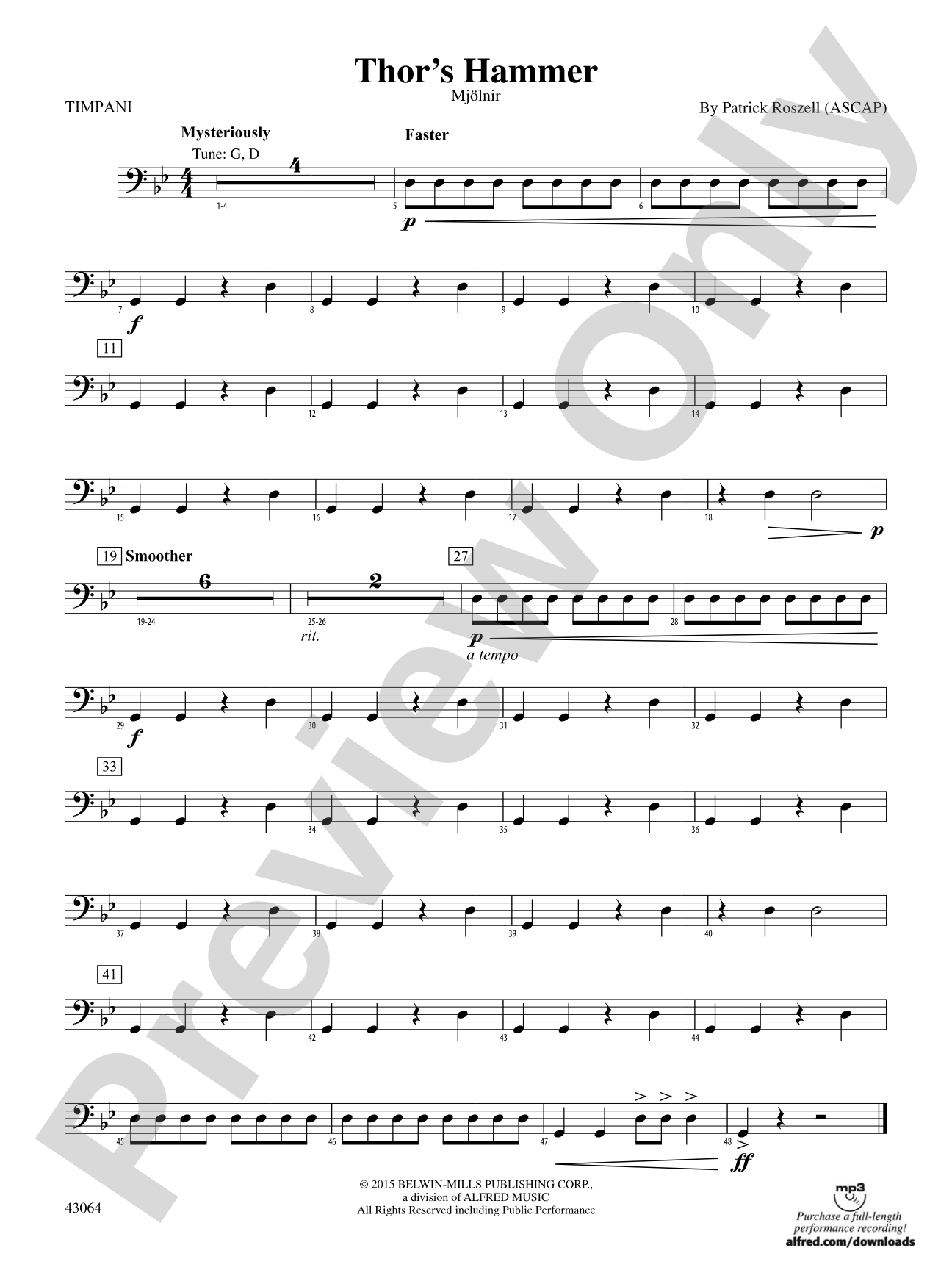 Thor's Hammer: Timpani