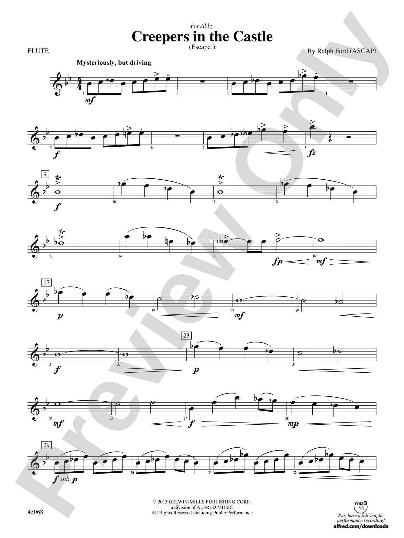 Creepers in the Castle: Flute