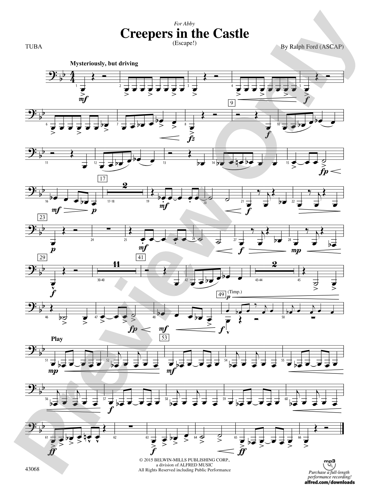 Creepers in the Castle: Tuba