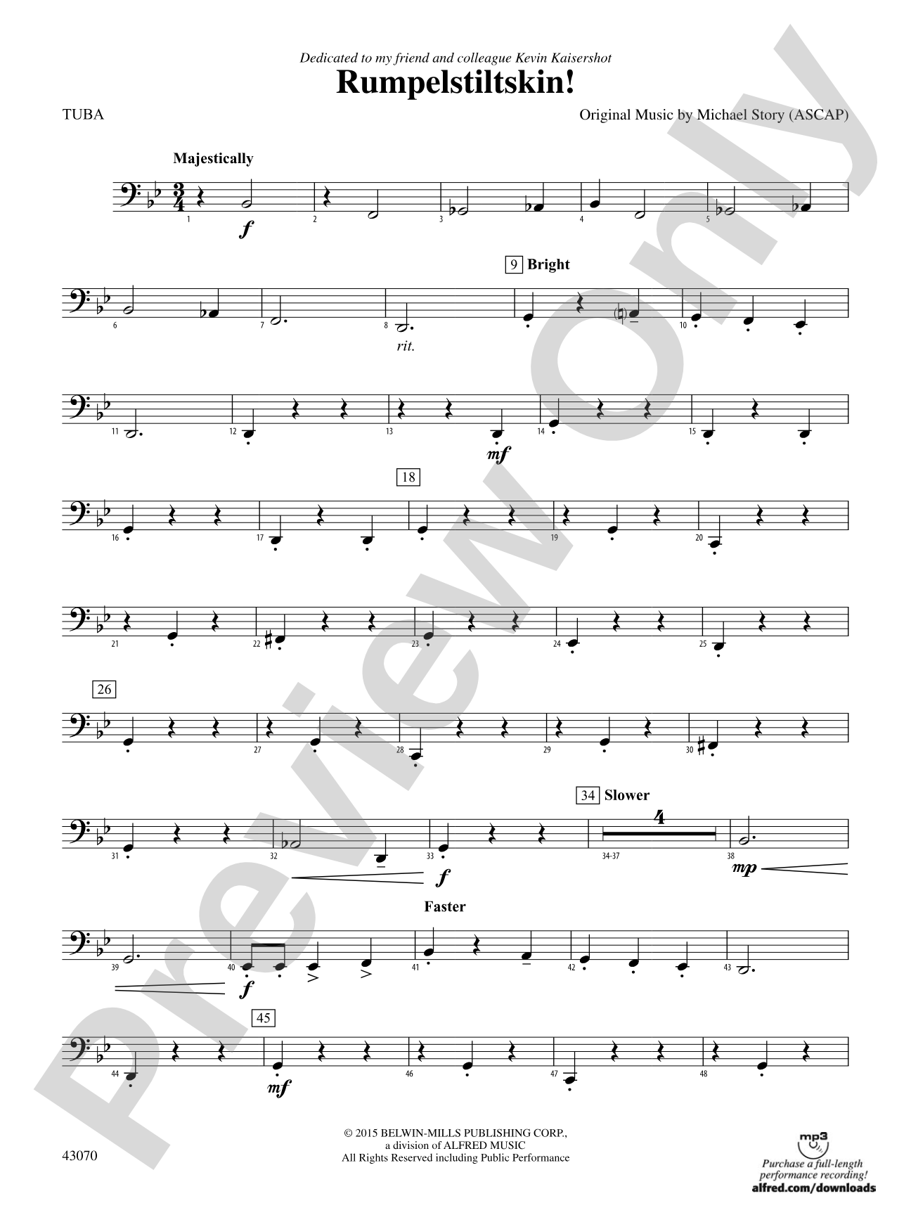Rumpelstiltskin!: Tuba