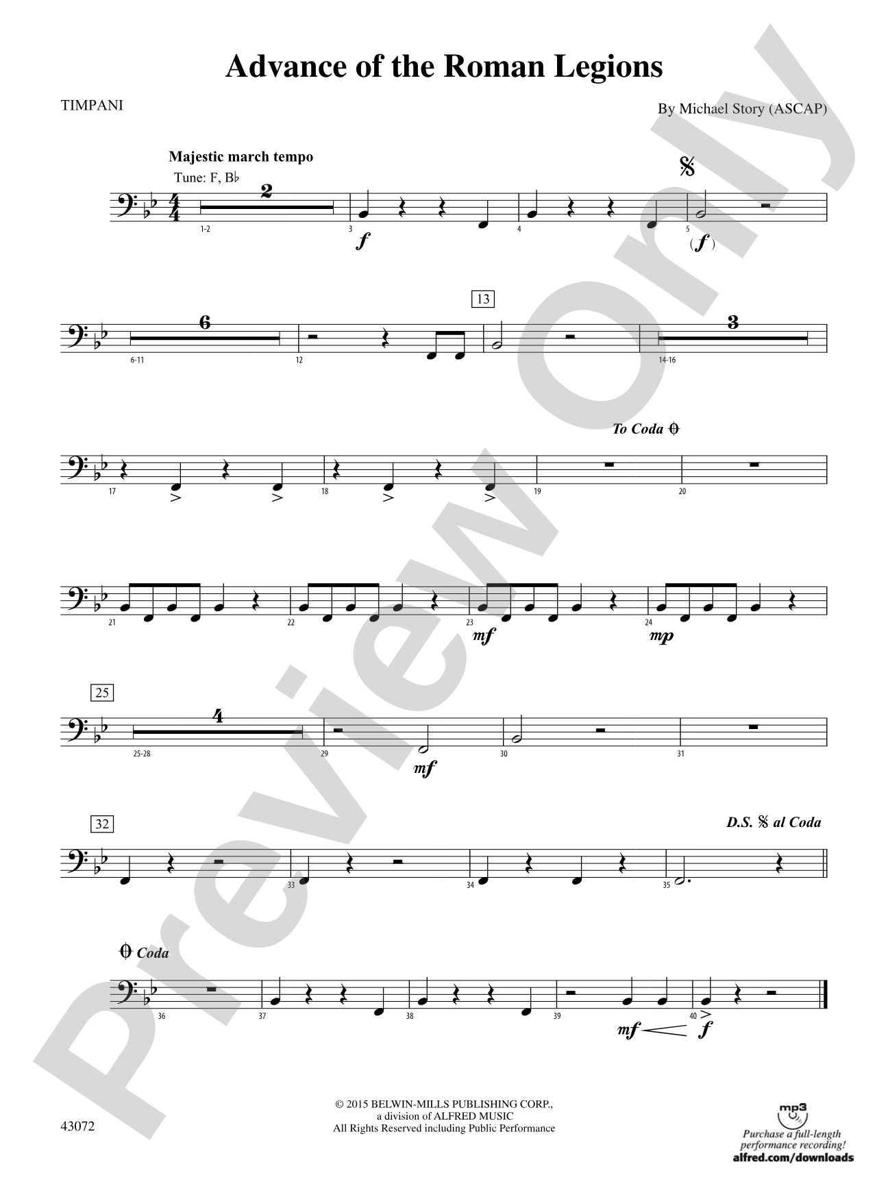 Advance of the Roman Legions: Timpani