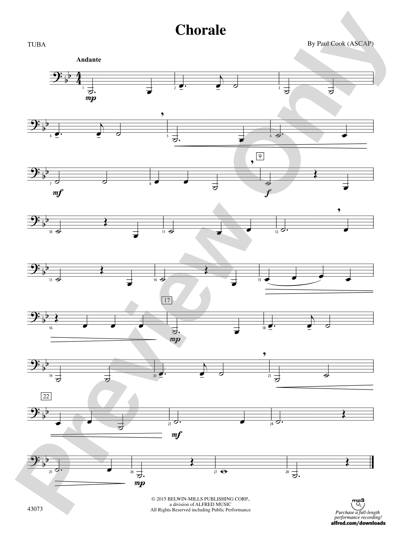 Chorale: Tuba
