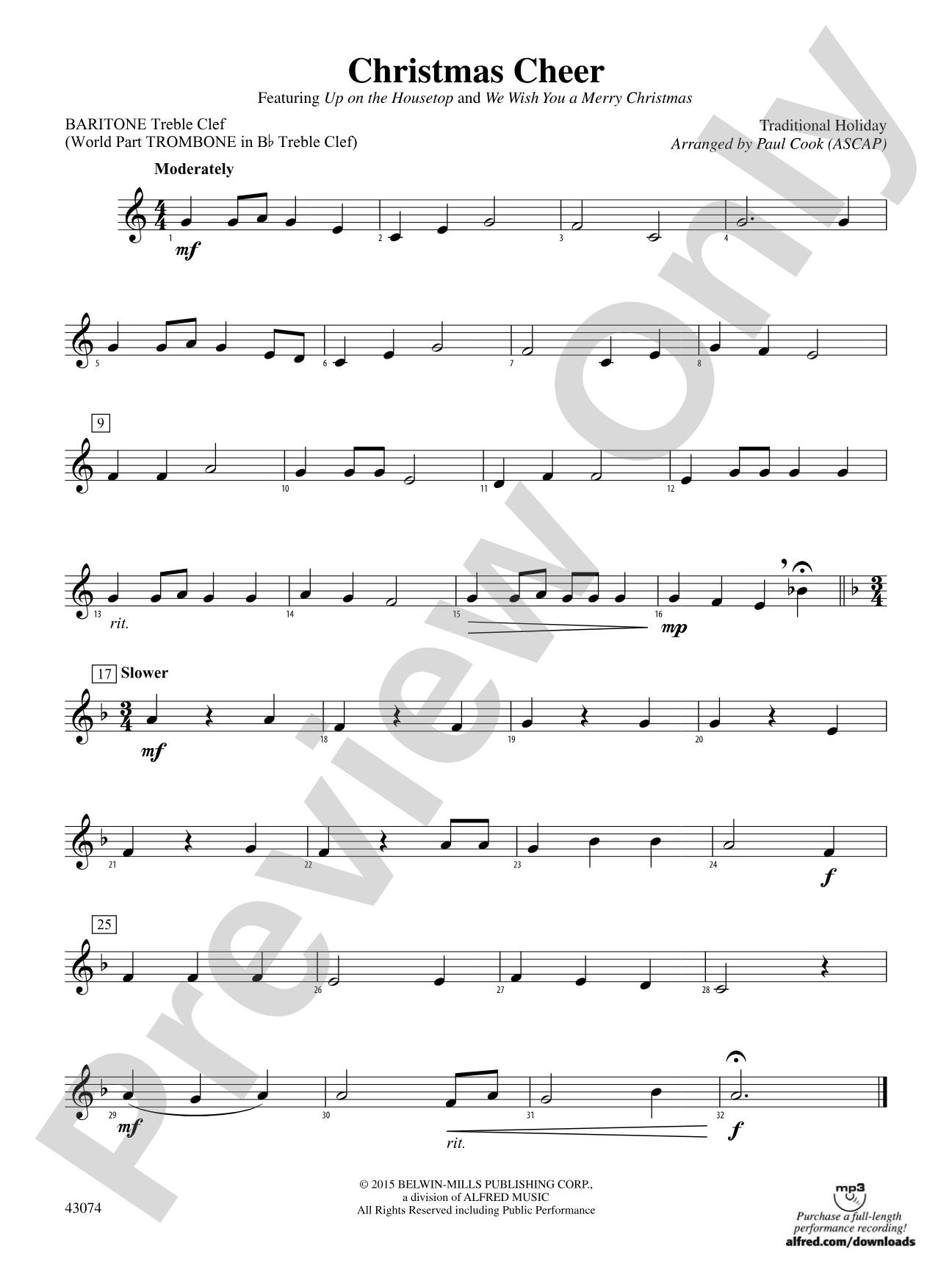 Christmas Cheer: Baritone T.C.