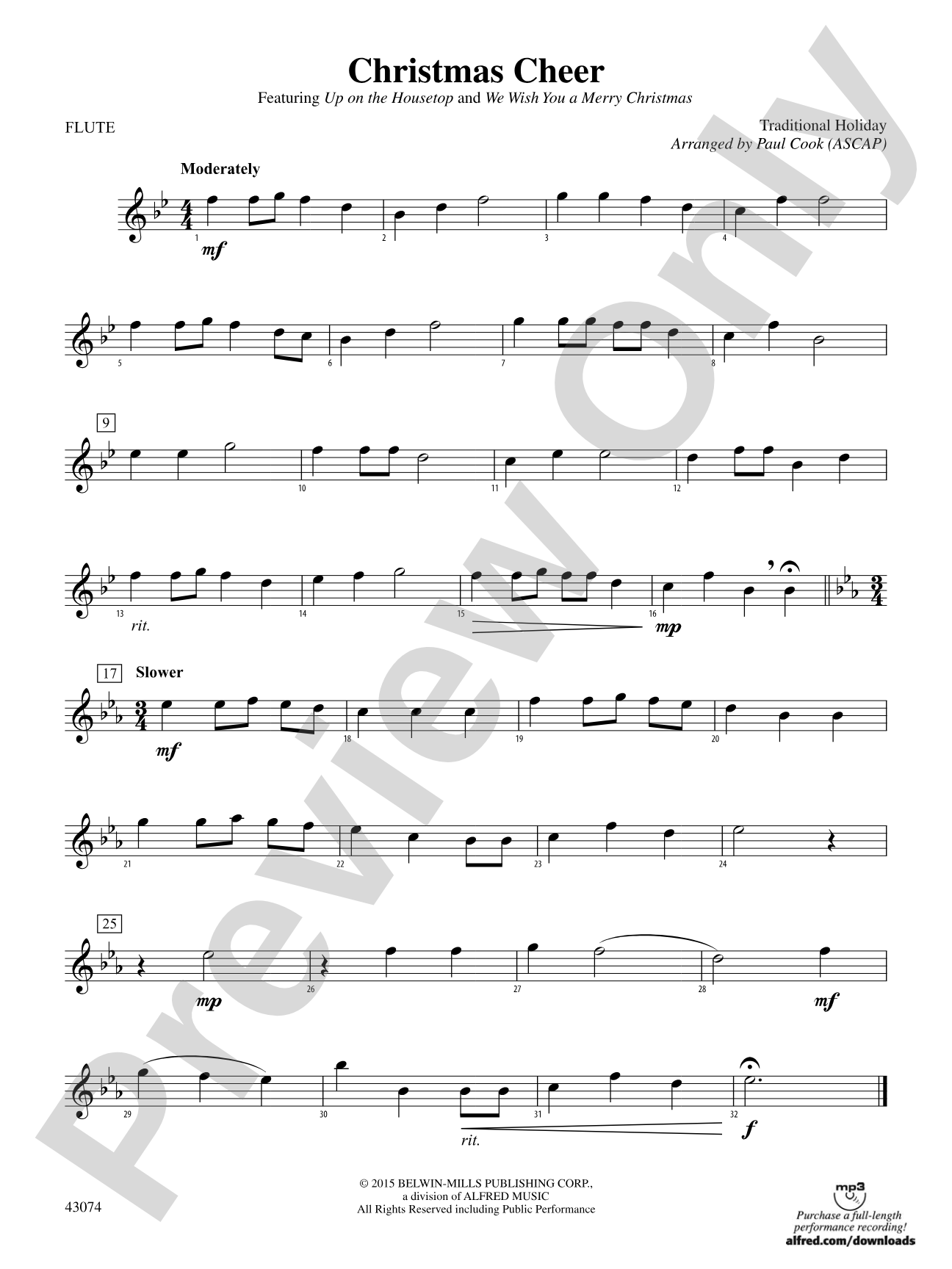 Christmas Cheer: Flute