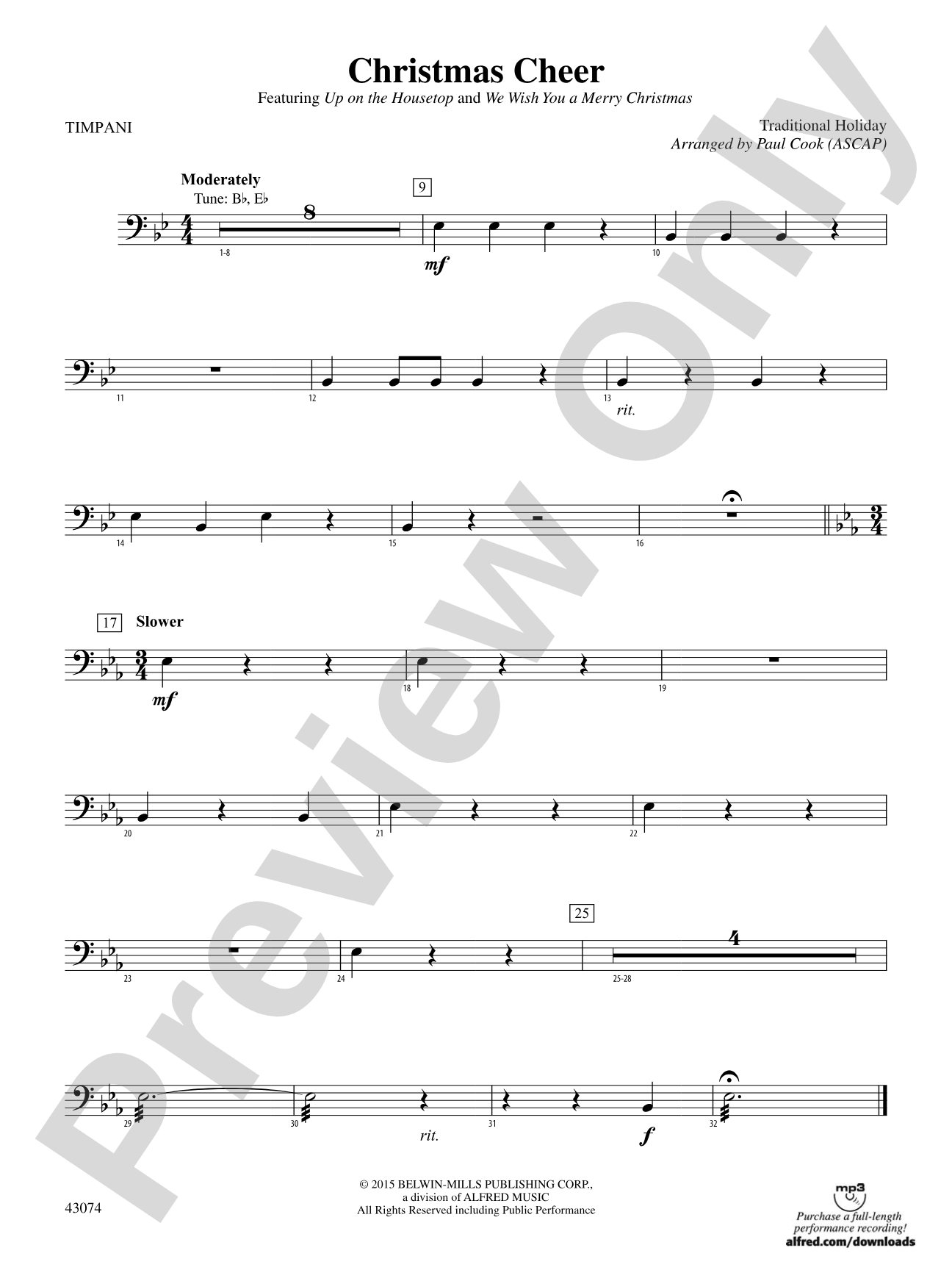 Christmas Cheer: Timpani