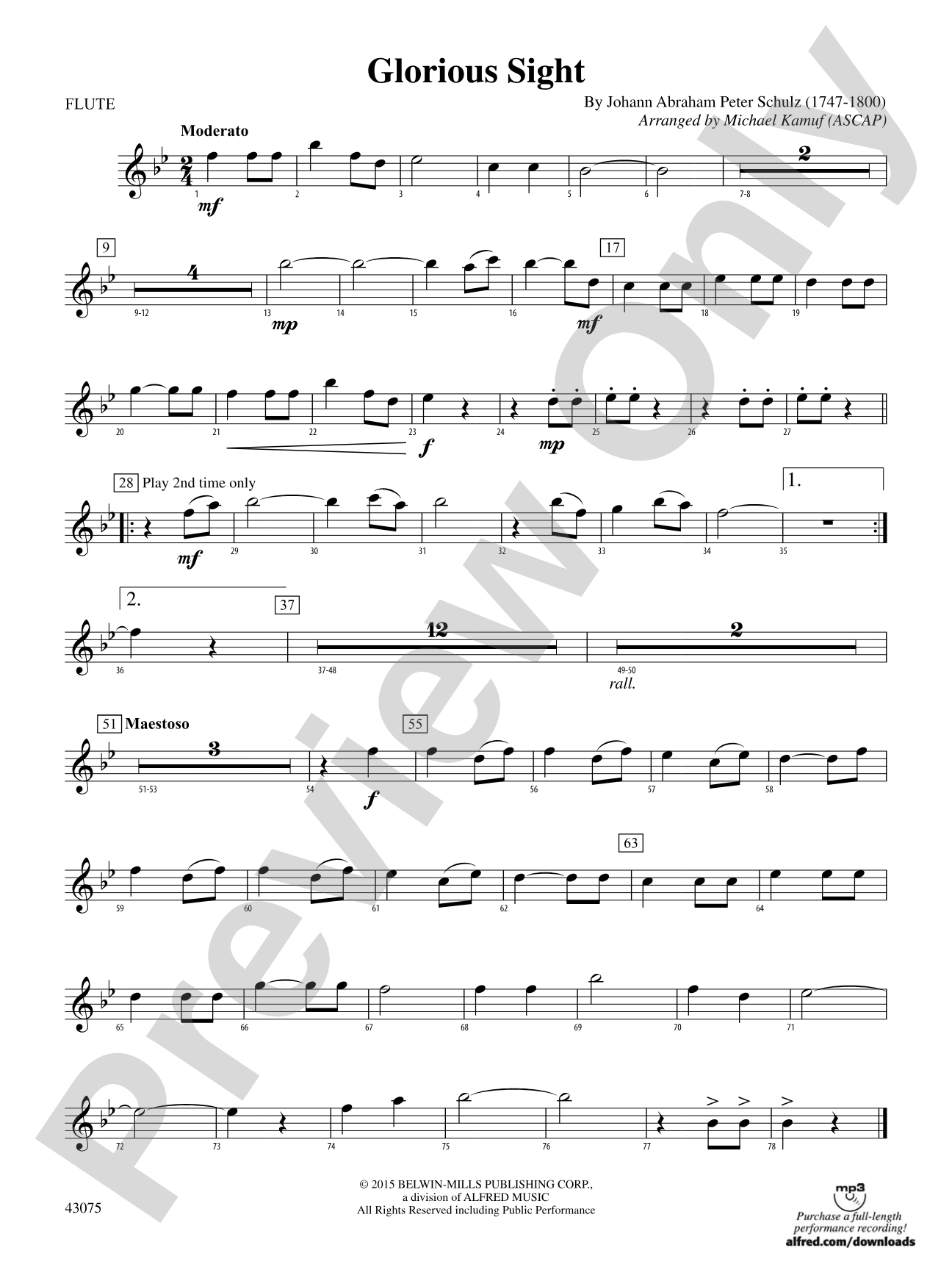 Glorious Sight: Flute