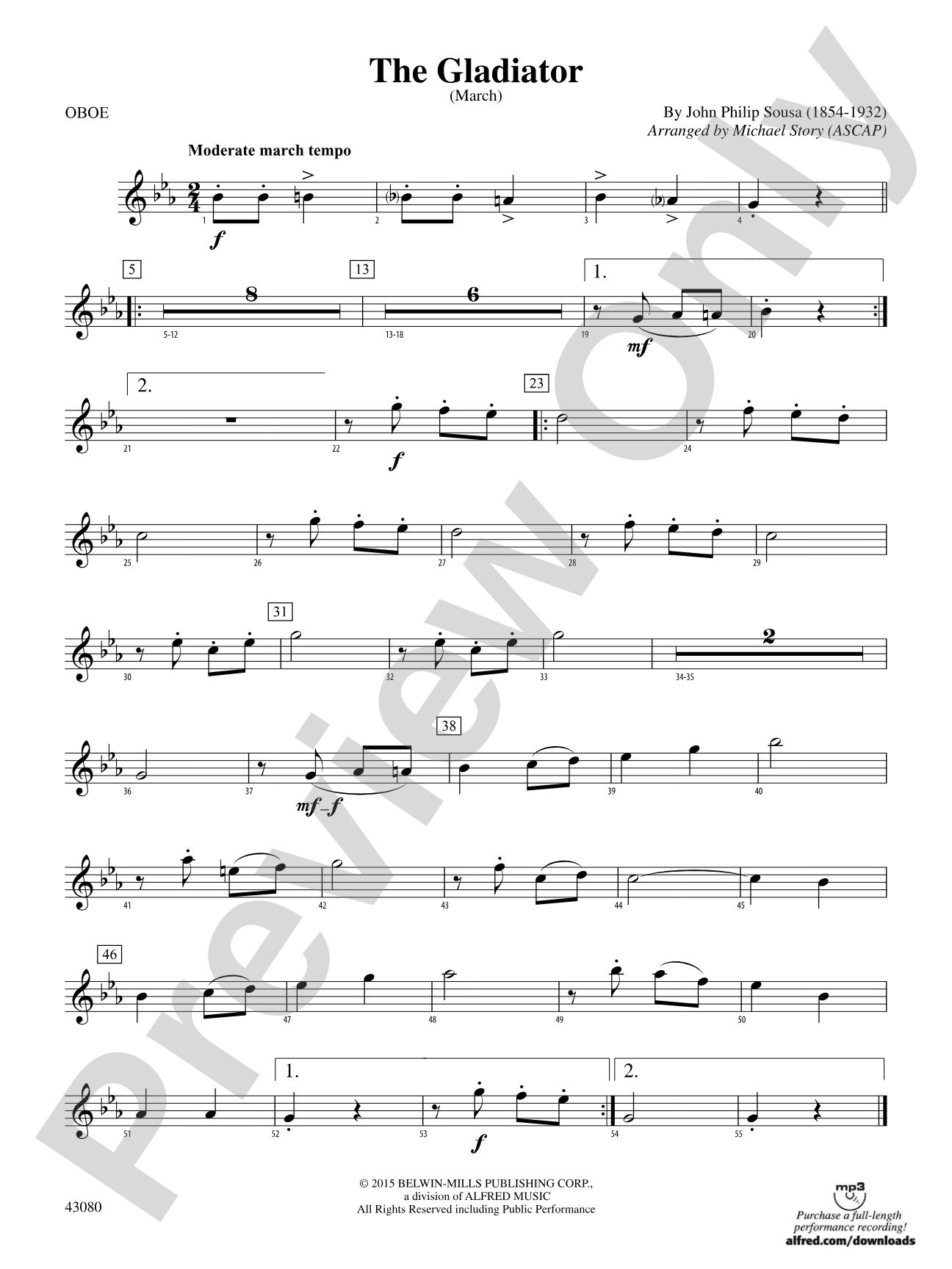 The Gladiator: Oboe