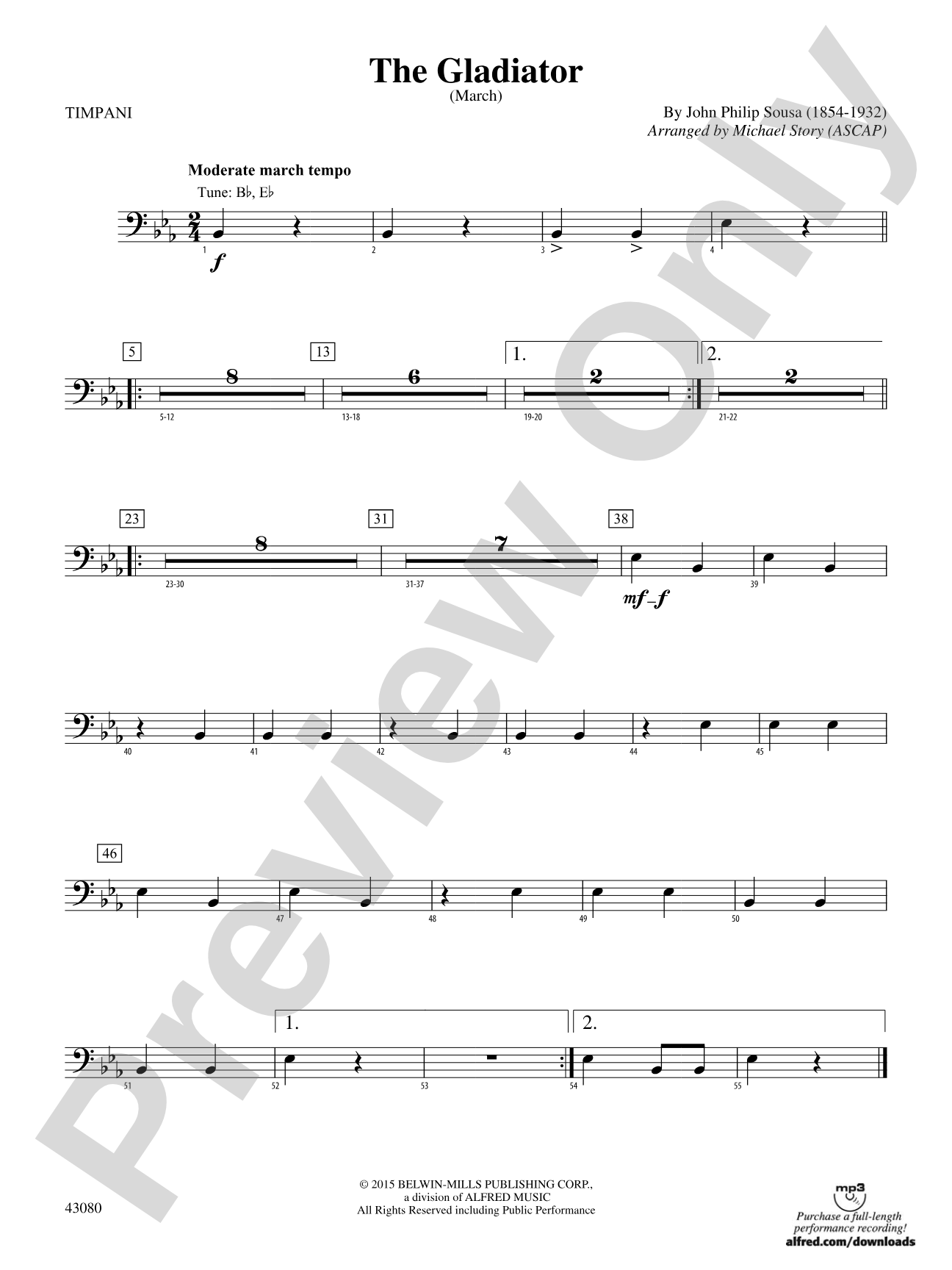 The Gladiator: Timpani