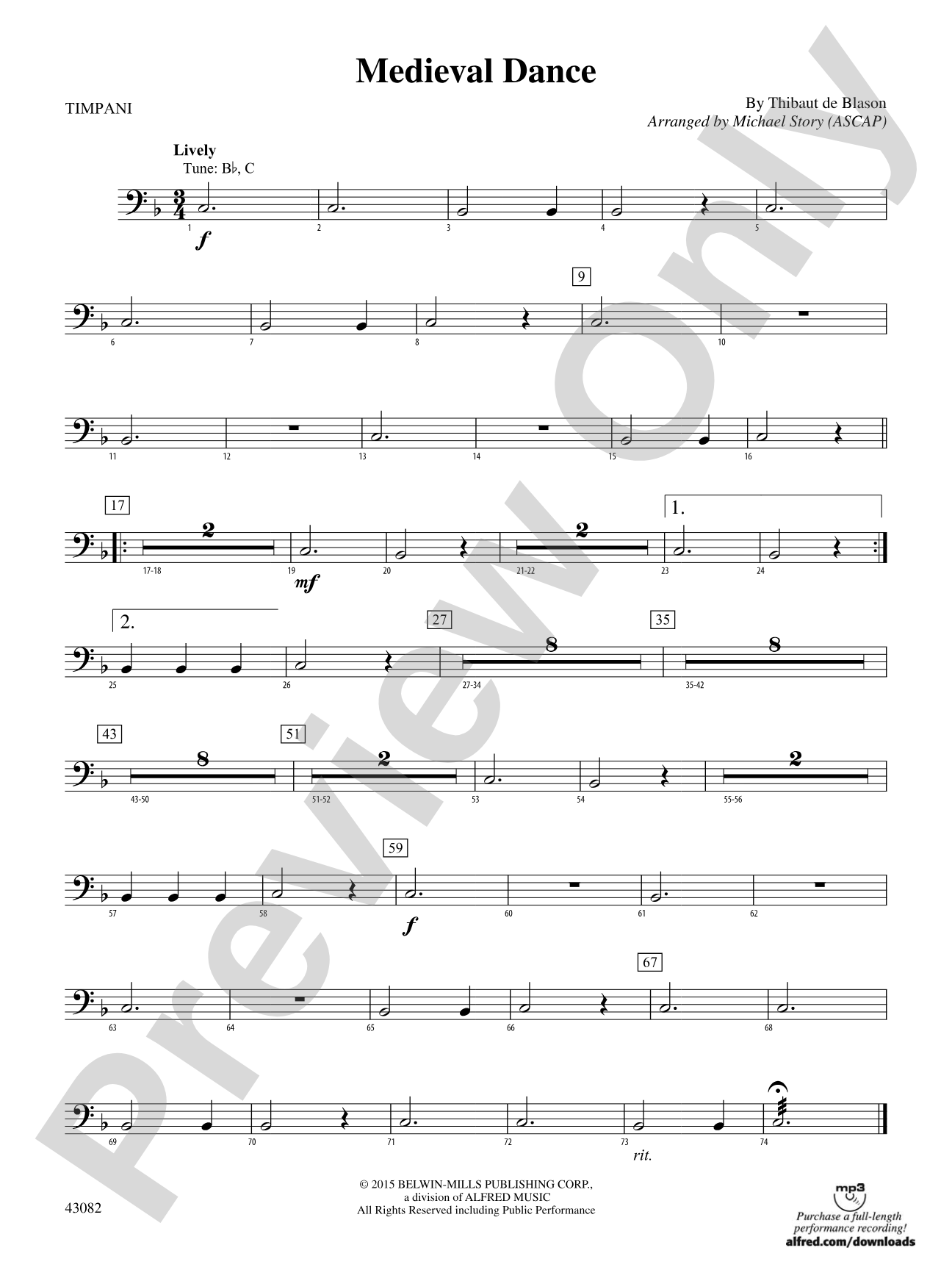 Medieval Dance: Timpani