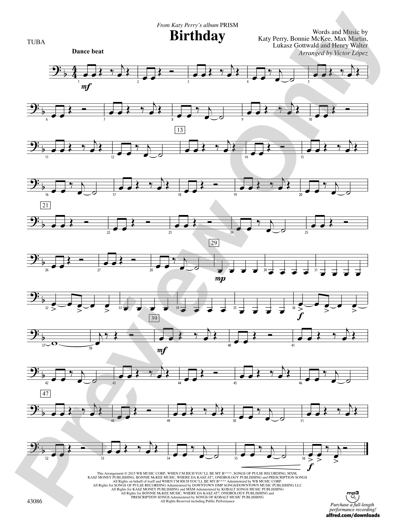 Birthday: Tuba