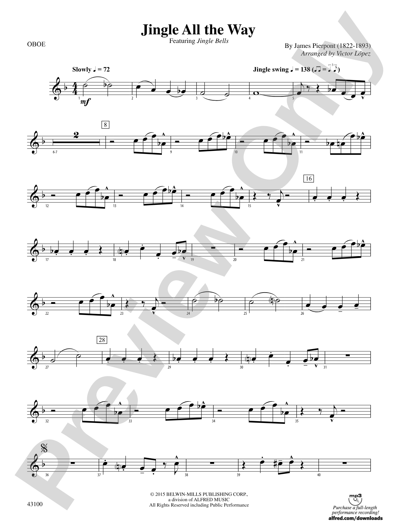 Jingle All the Way: Oboe