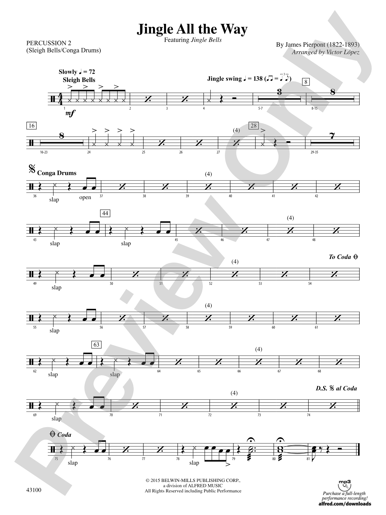 Jingle All the Way: 2nd Percussion