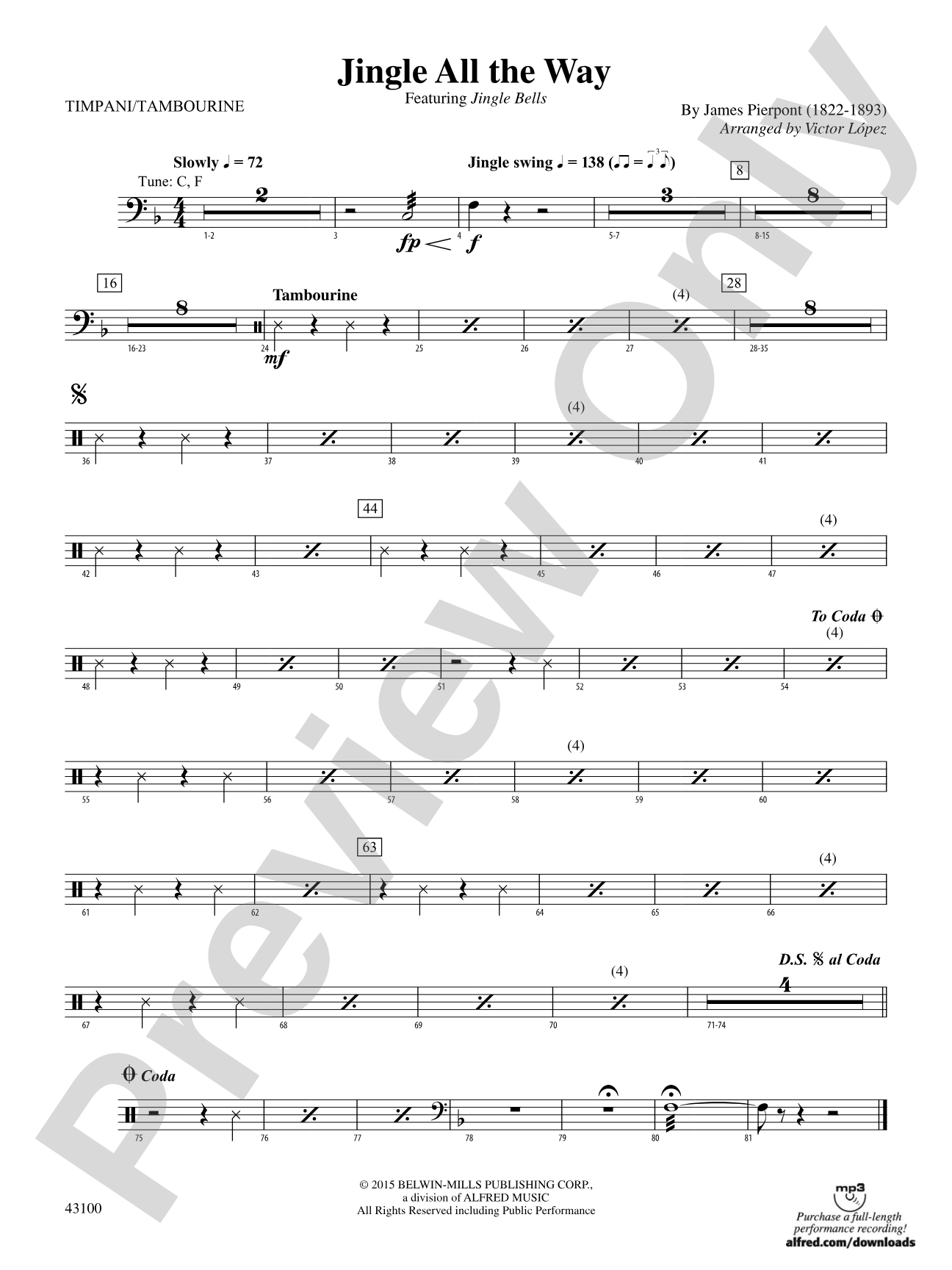 Jingle All the Way: Timpani