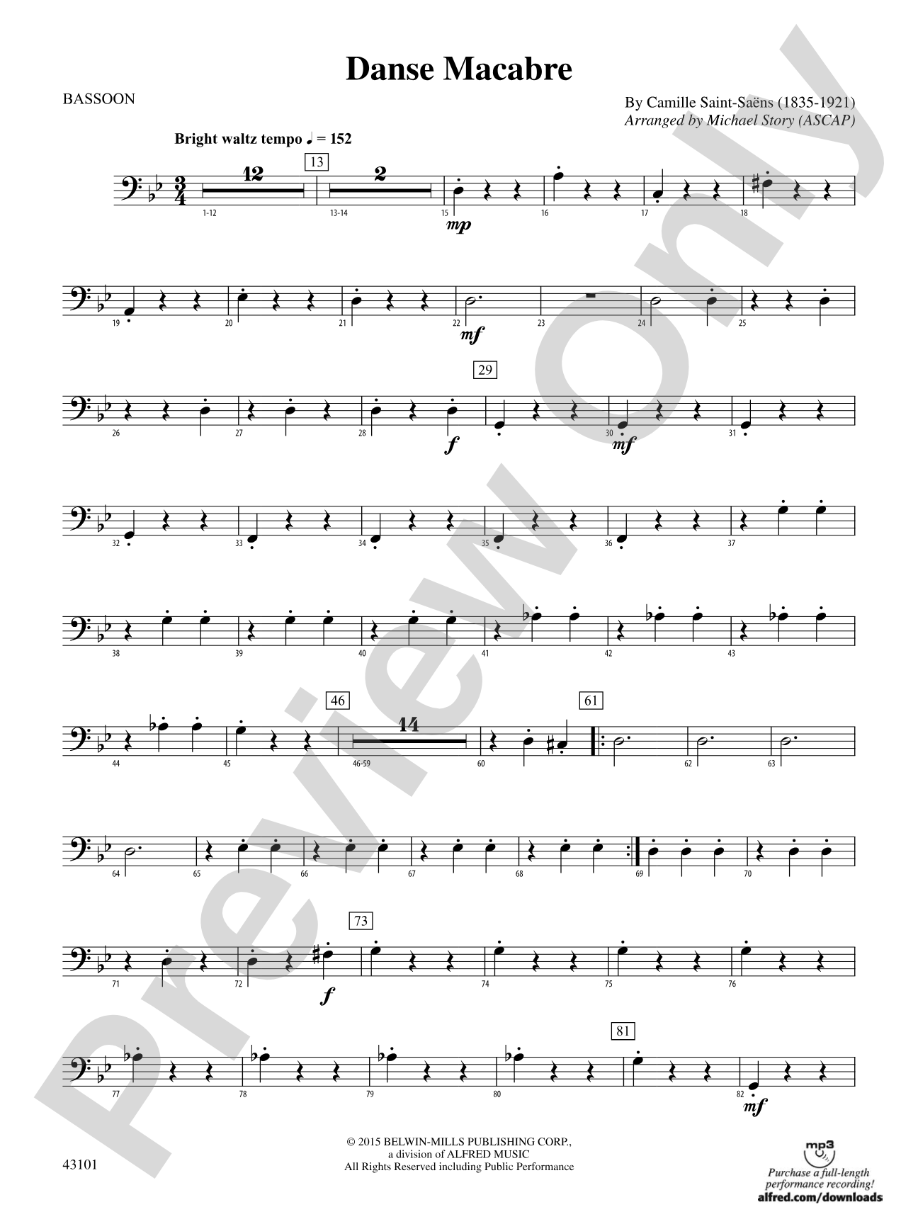 Danse Macabre: Bassoon