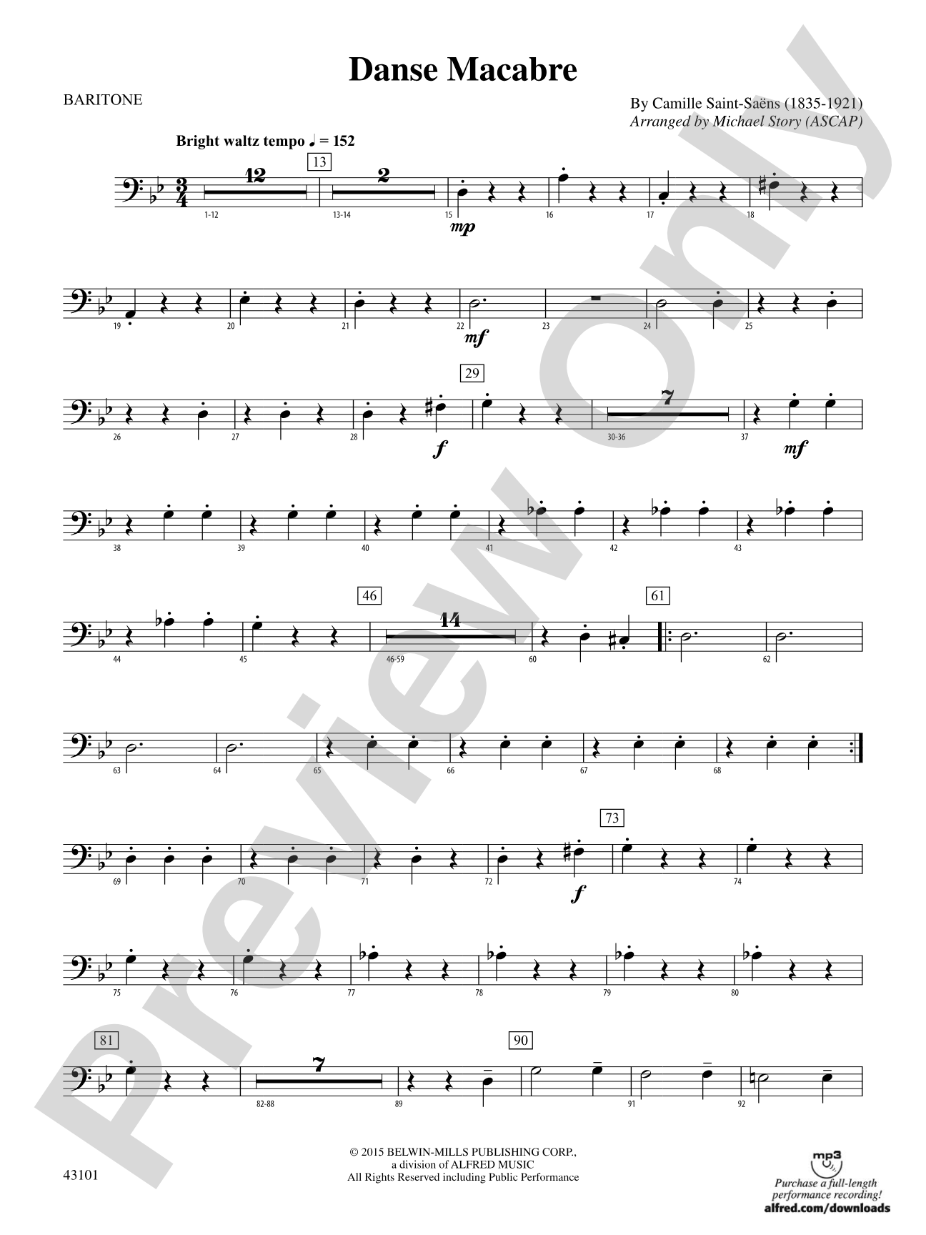 Danse Macabre: Baritone B.C.