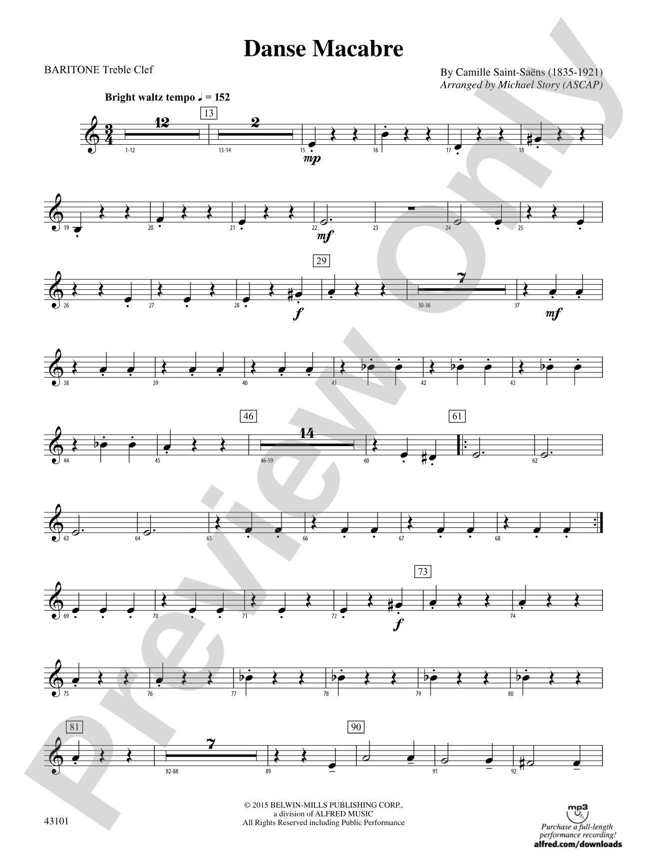 Danse Macabre: Baritone T.C.