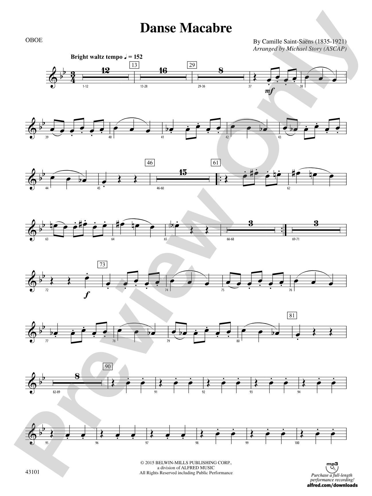 Danse Macabre: Oboe