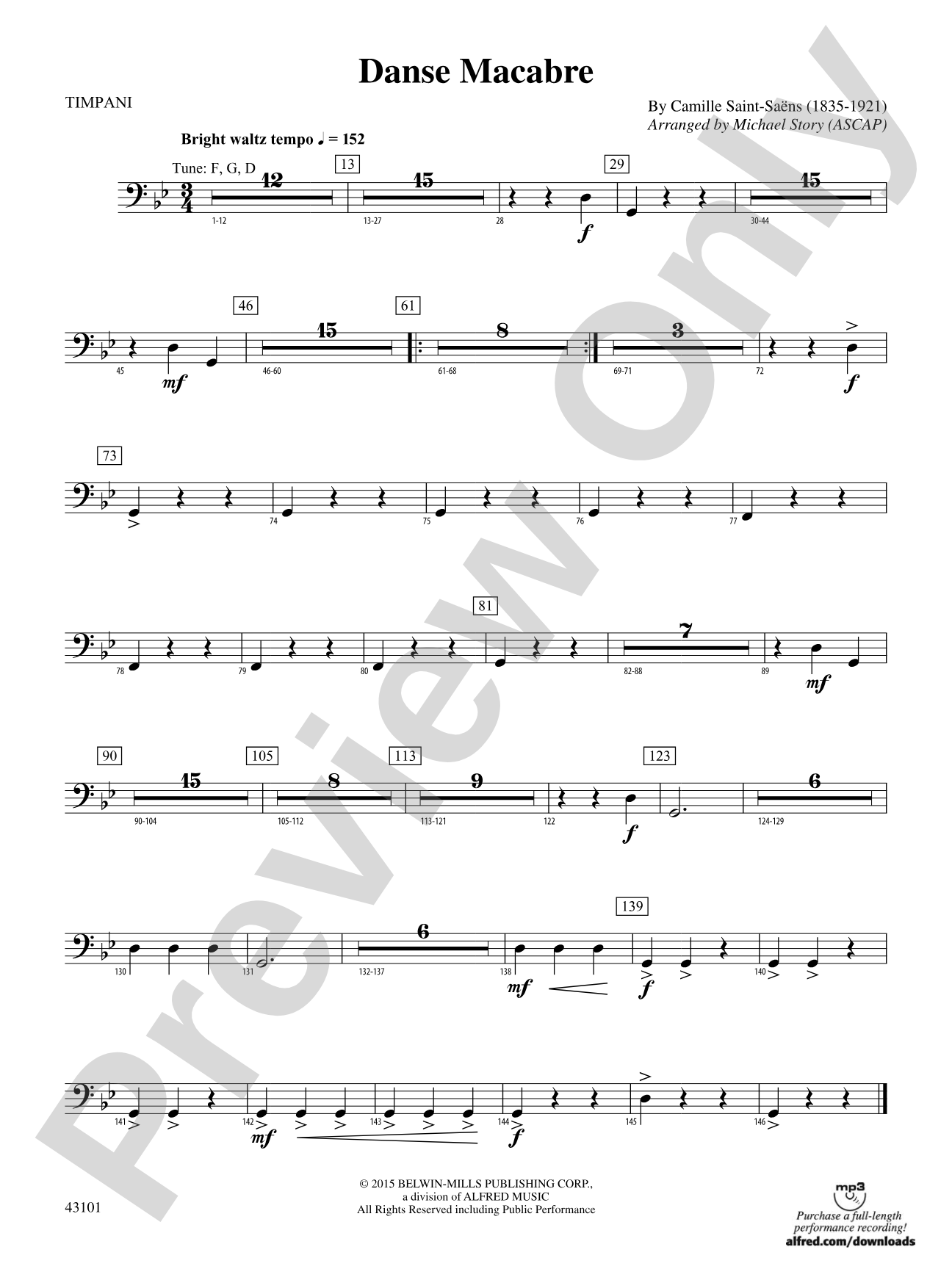 Danse Macabre: Timpani
