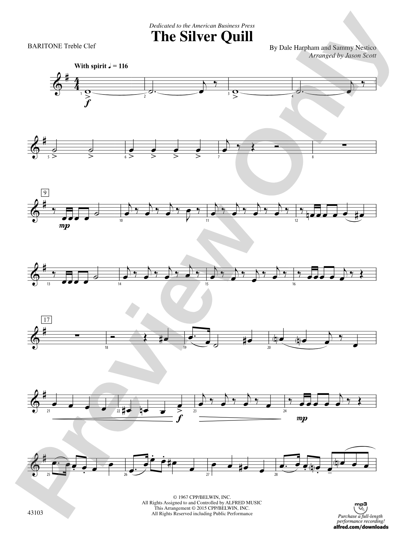 The Silver Quill: Baritone T.C.
