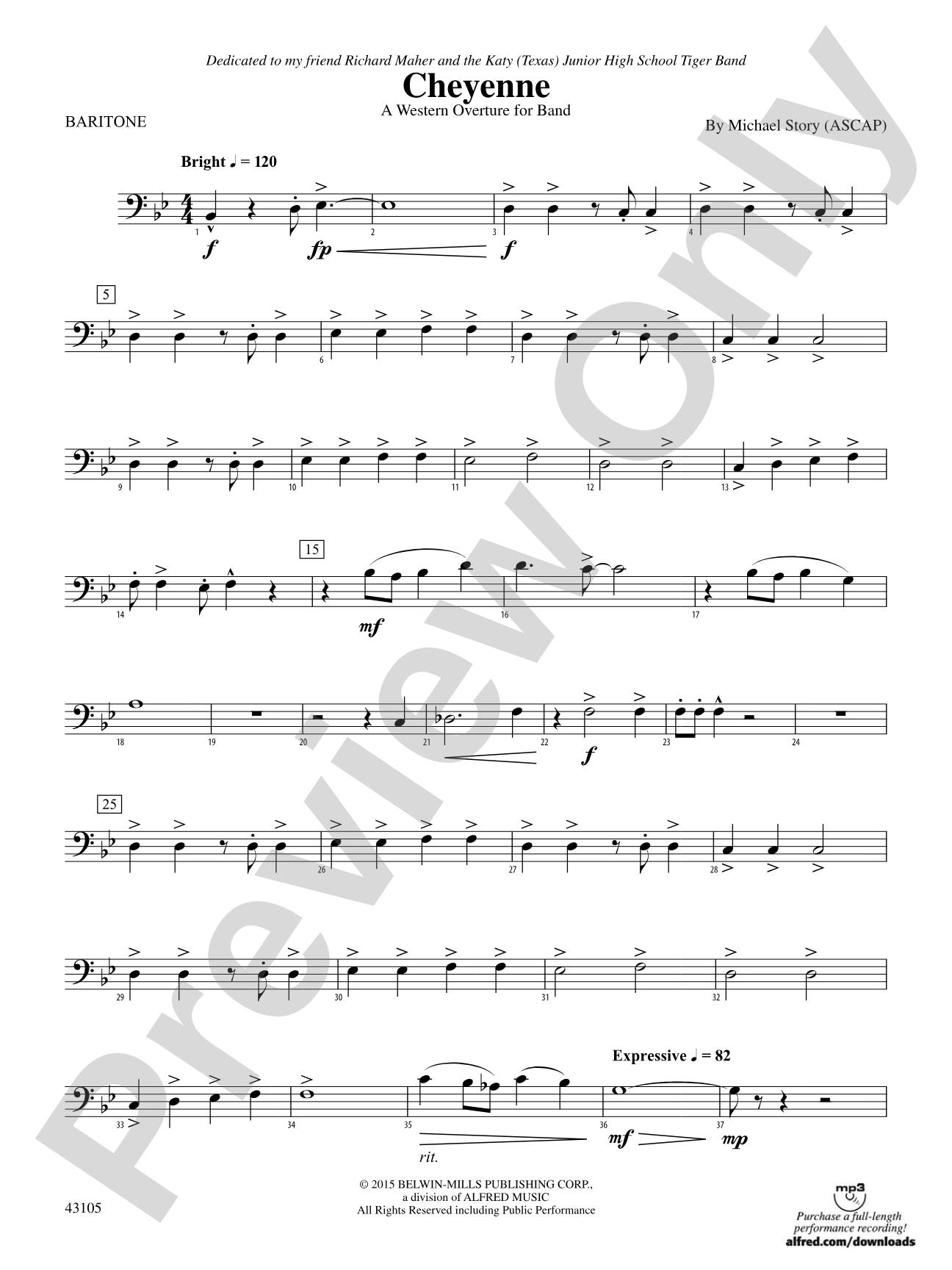 Cheyenne: Baritone B.C.