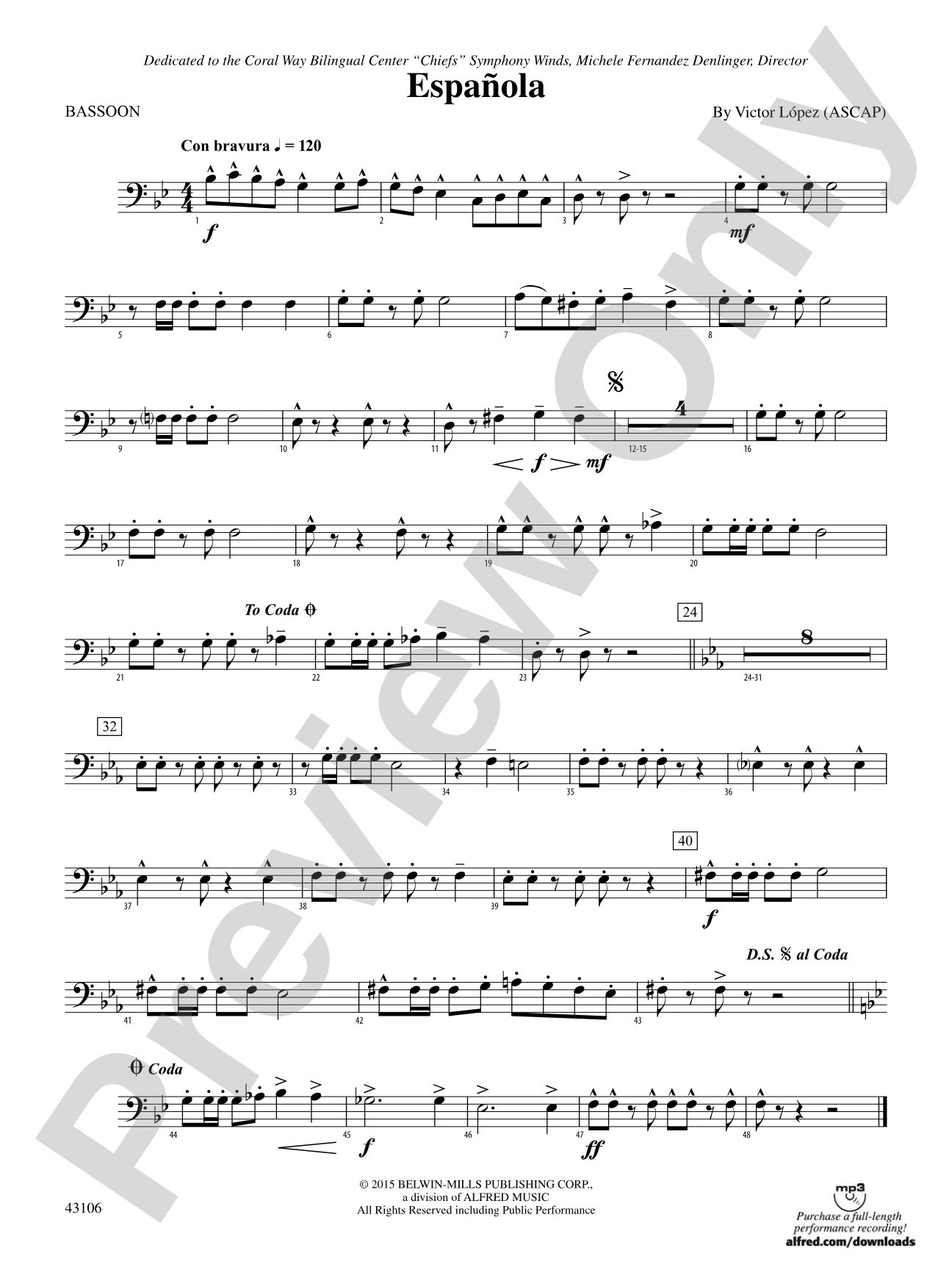 Española: Bassoon