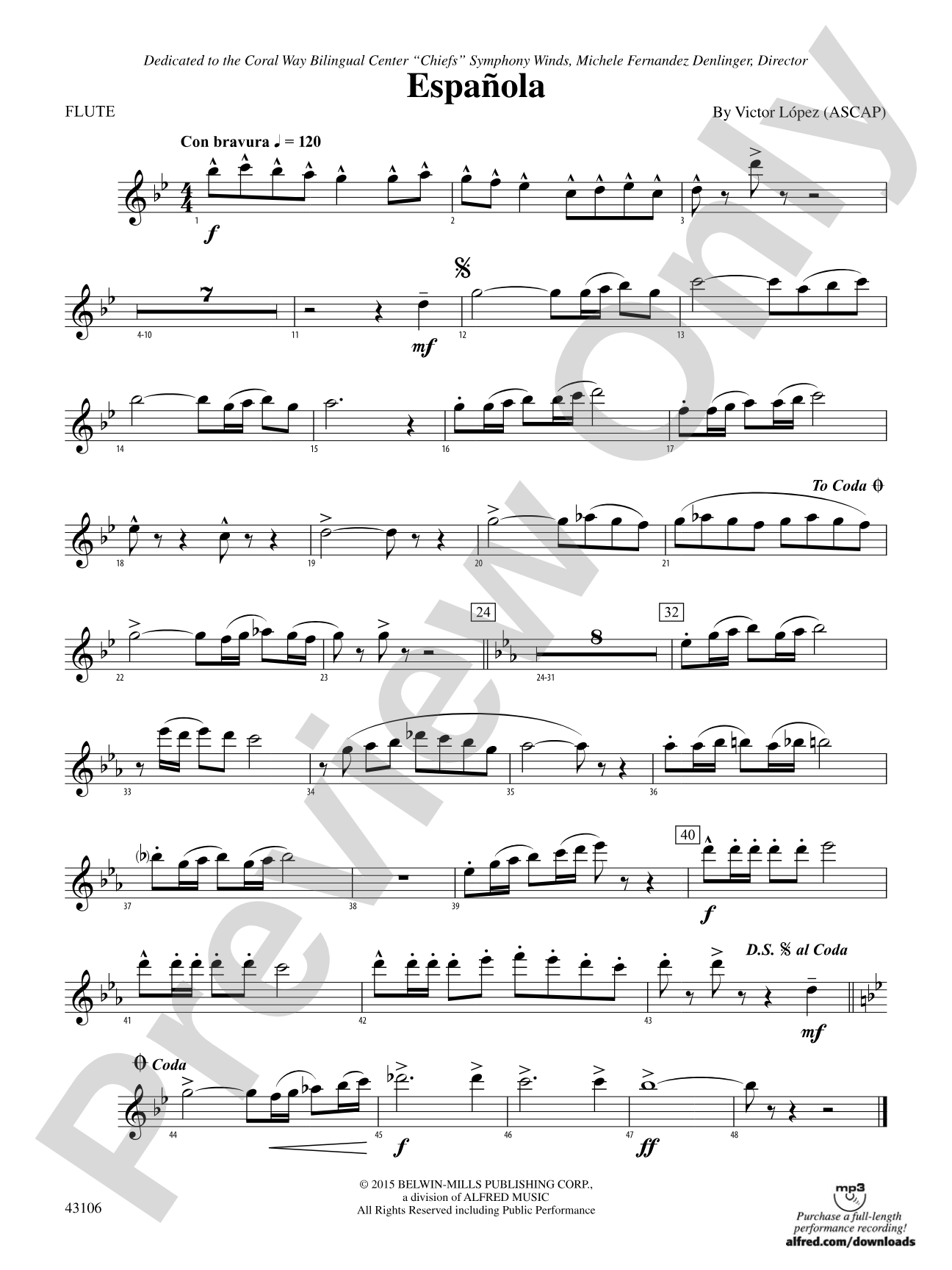 Española: Flute
