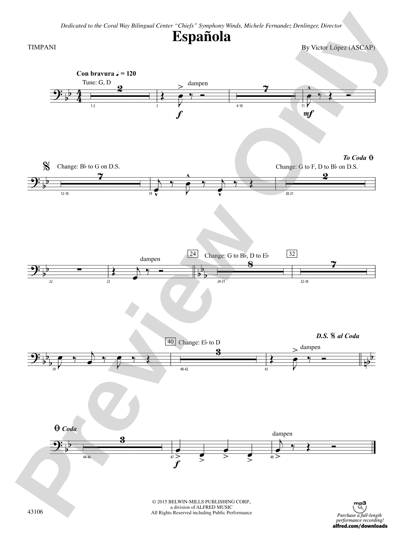 Española: Timpani