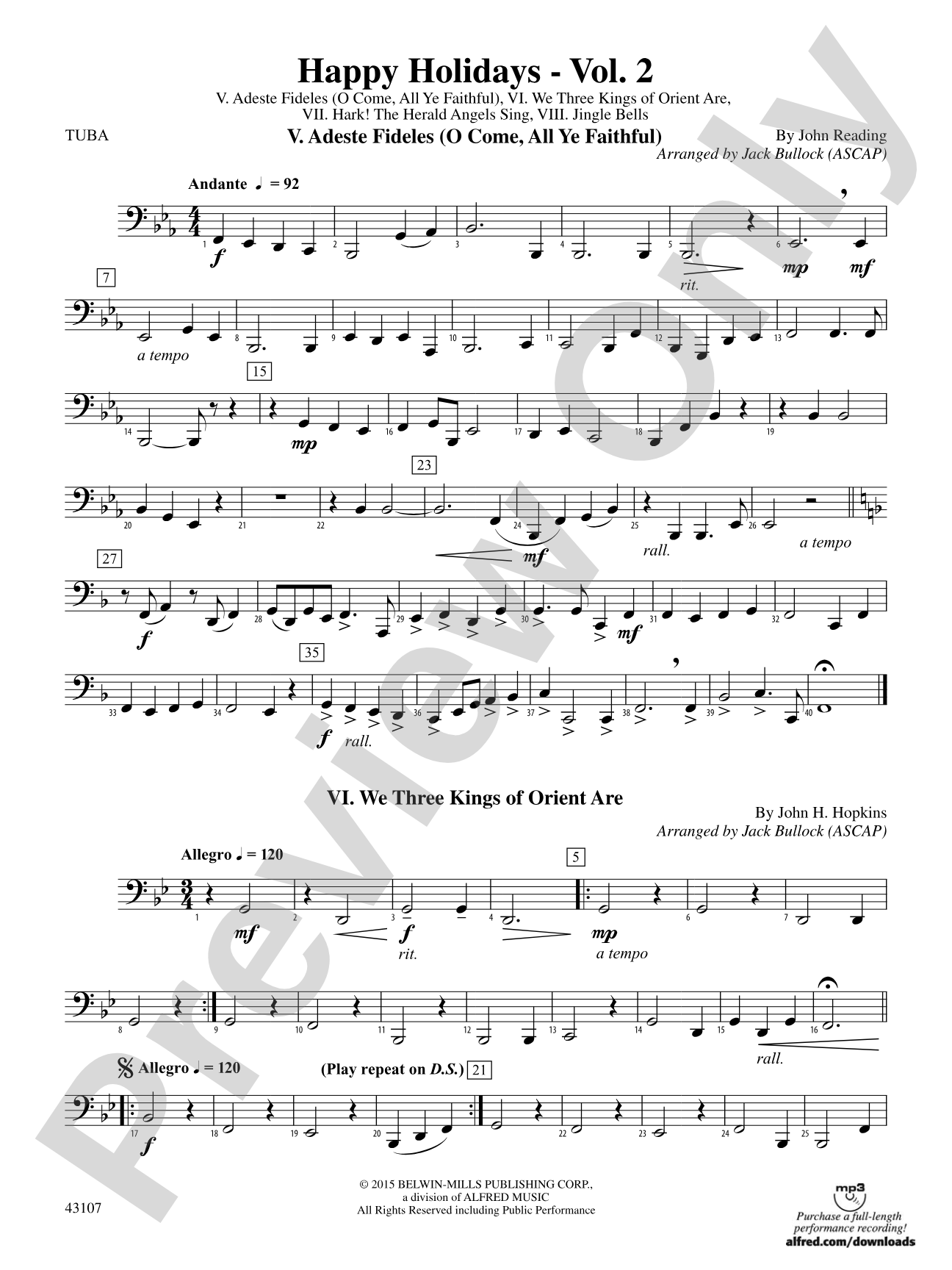 Happy Holidays---Vol. 2: Tuba