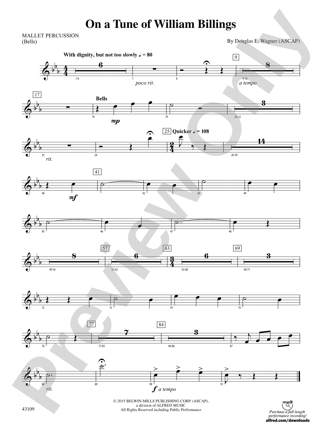 On a Tune of William Billings: Mallets