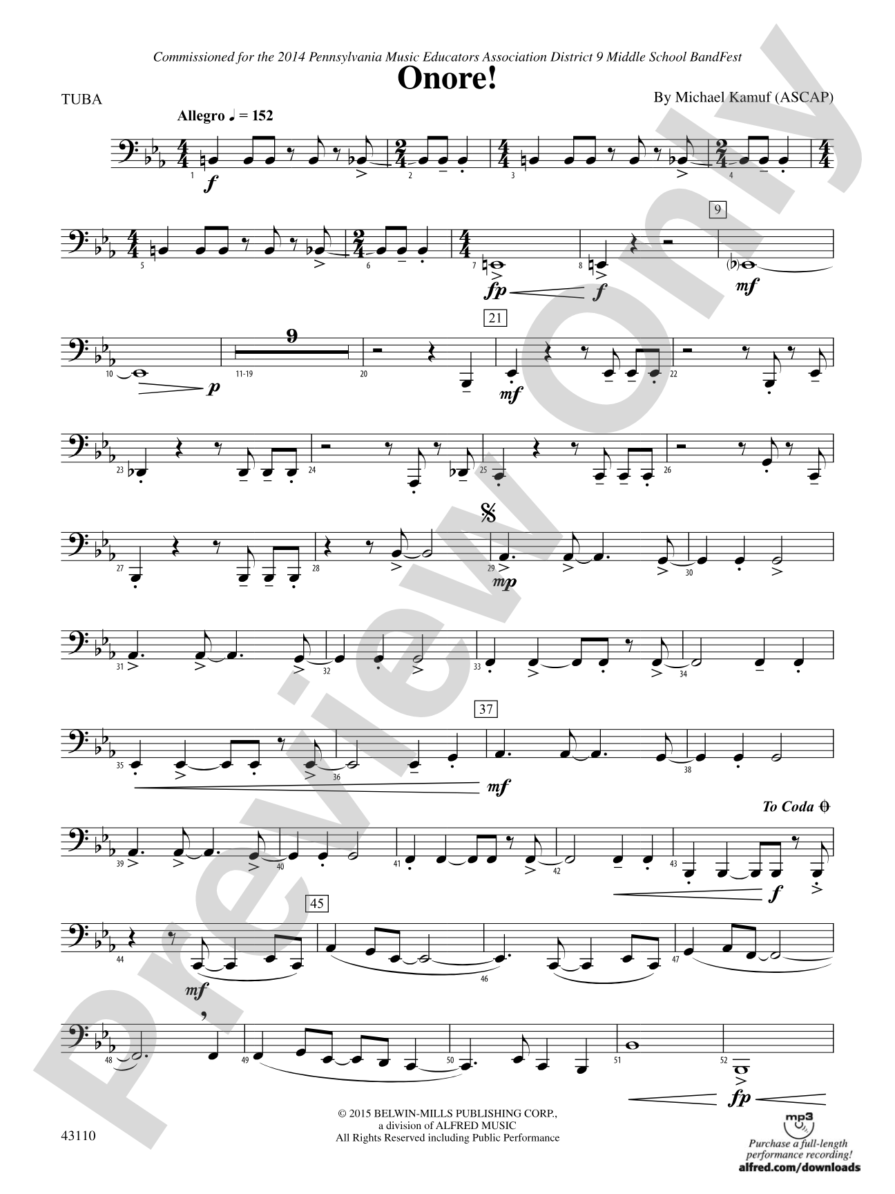 Onore!: Tuba