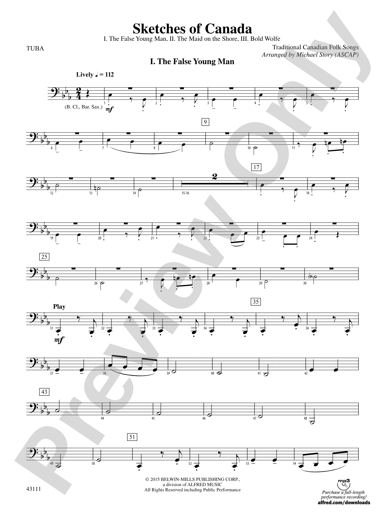 Sketches of Canada: Tuba