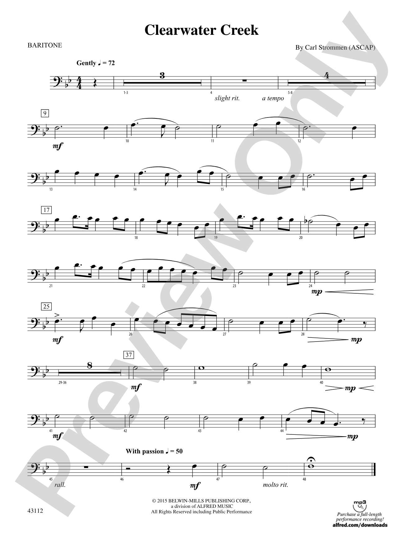 Clearwater Creek: Baritone B.C.