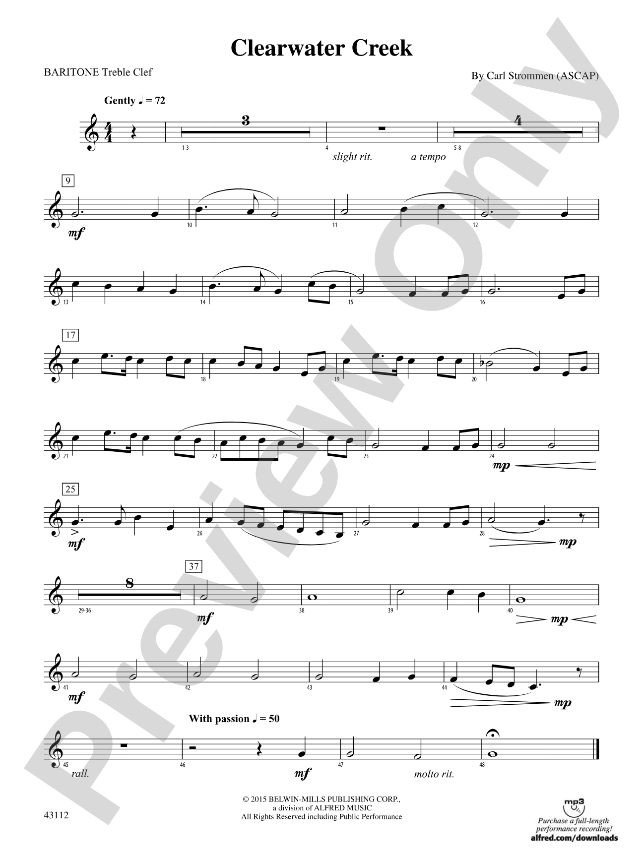 Clearwater Creek: Baritone T.C.