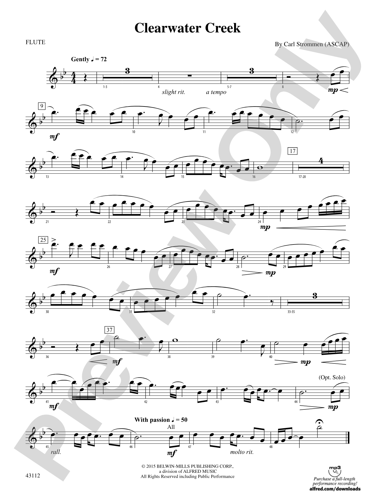 Clearwater Creek: Flute