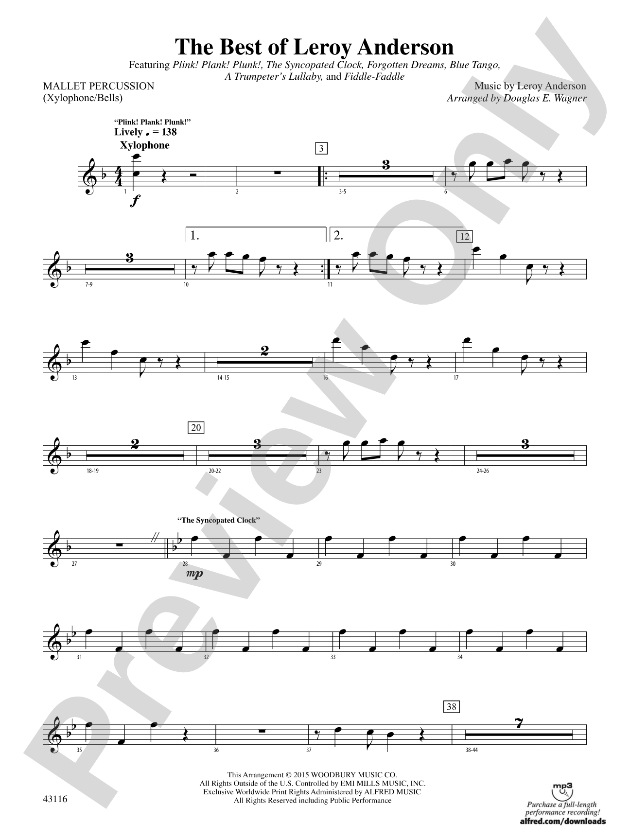 The Best of Leroy Anderson: Mallets